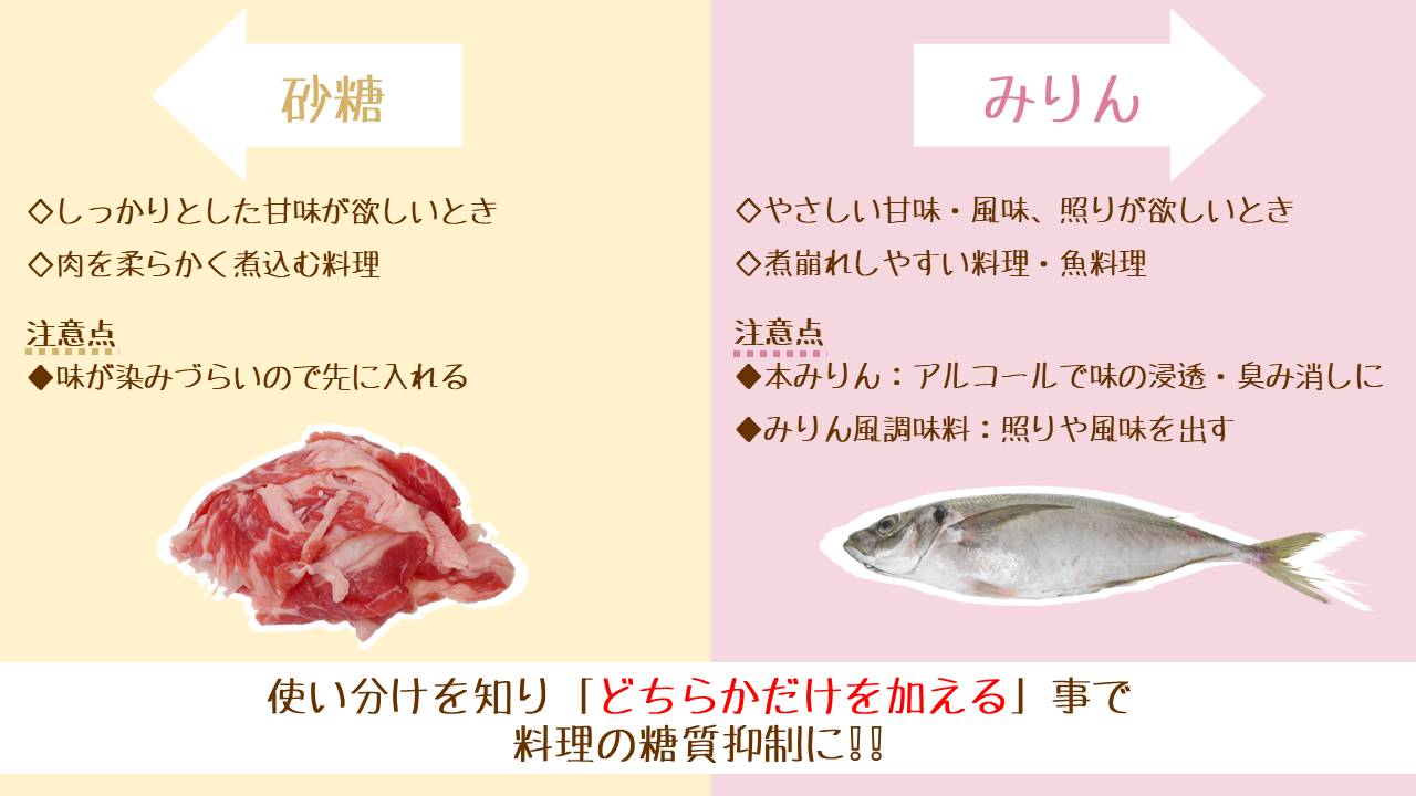 意外と知らない「みりん」と「砂糖」の上手な使い分け方｜商用可フリー画像・背景透過