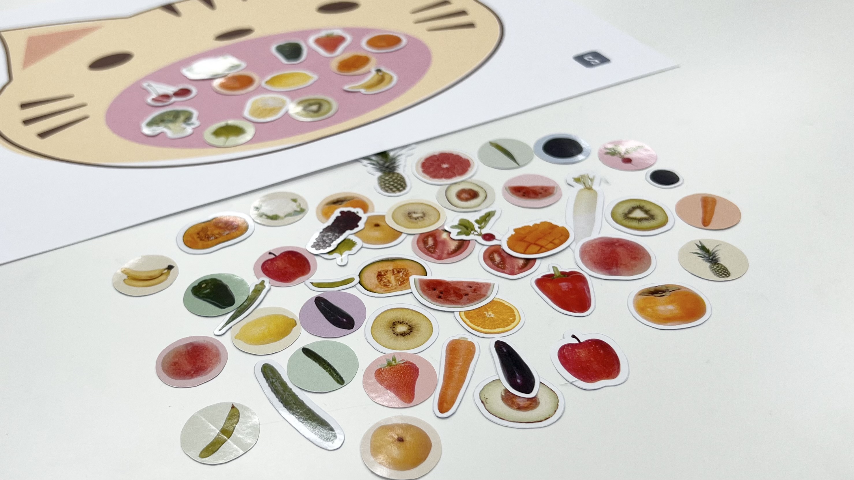 どこでもペタペタ！べじふるシール｜商用可フリー画像・背景透過