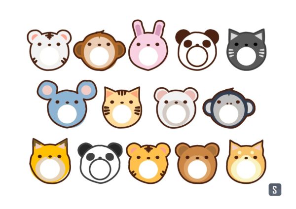 どこでもペタペタ！べじふるシール｜商用可フリー画像・背景透過