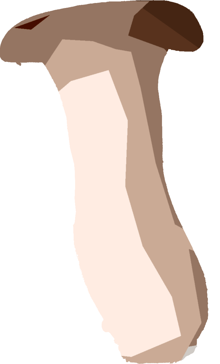 えりんぎのイラスト｜商用可フリー画像・背景透過