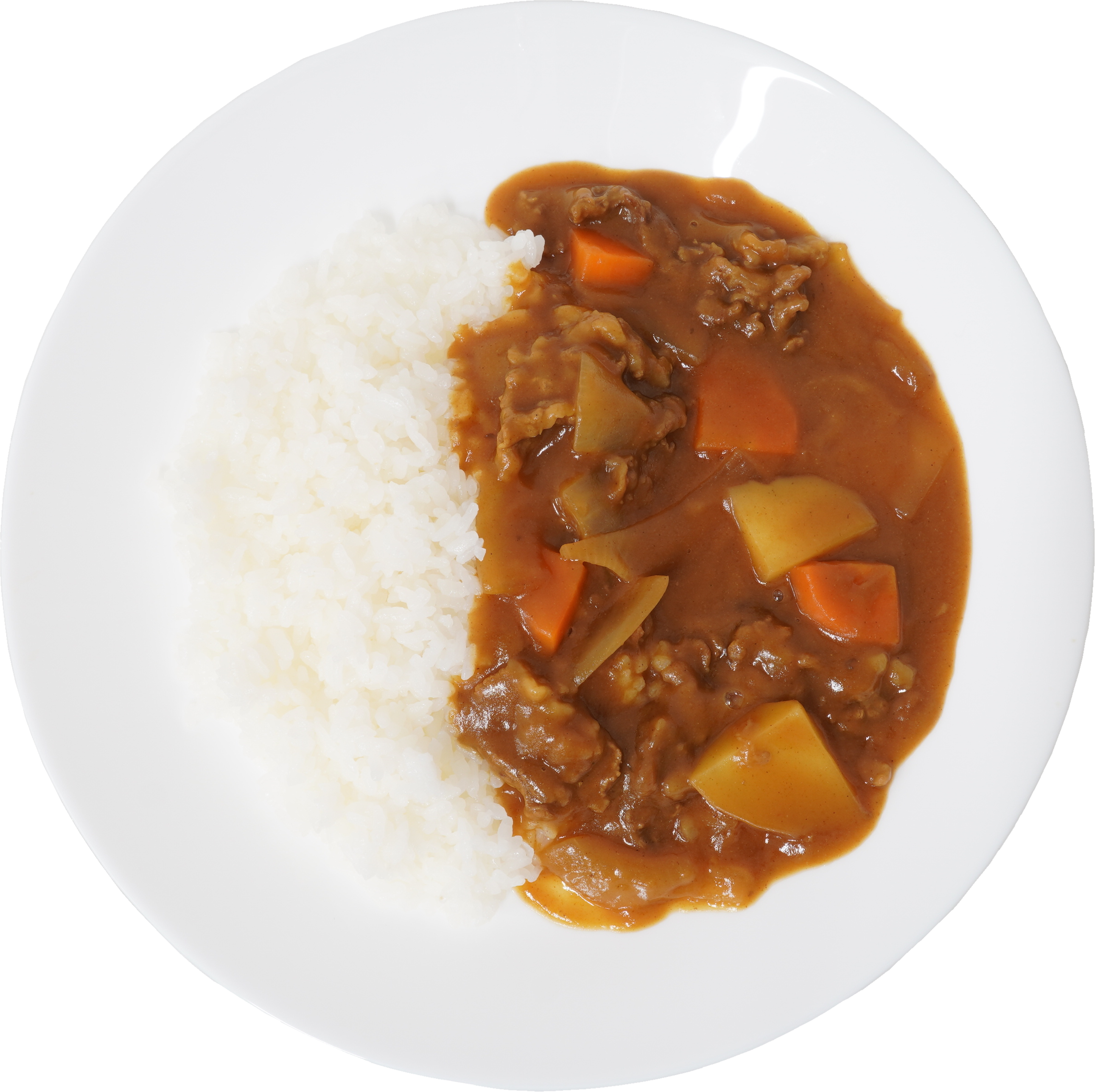 カレーライス｜商用可フリー画像・背景透過