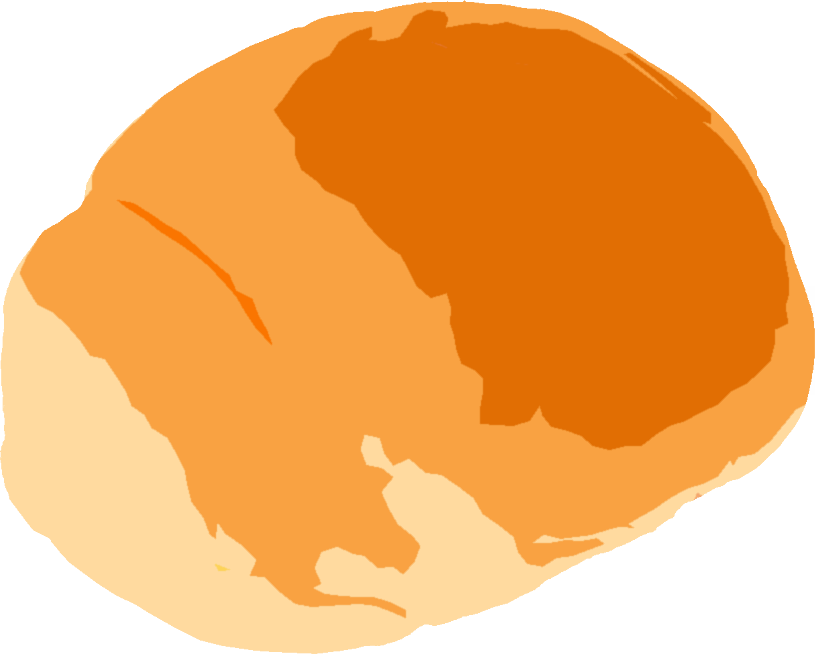 ろーるぱんのイラスト｜商用可フリー画像・背景透過