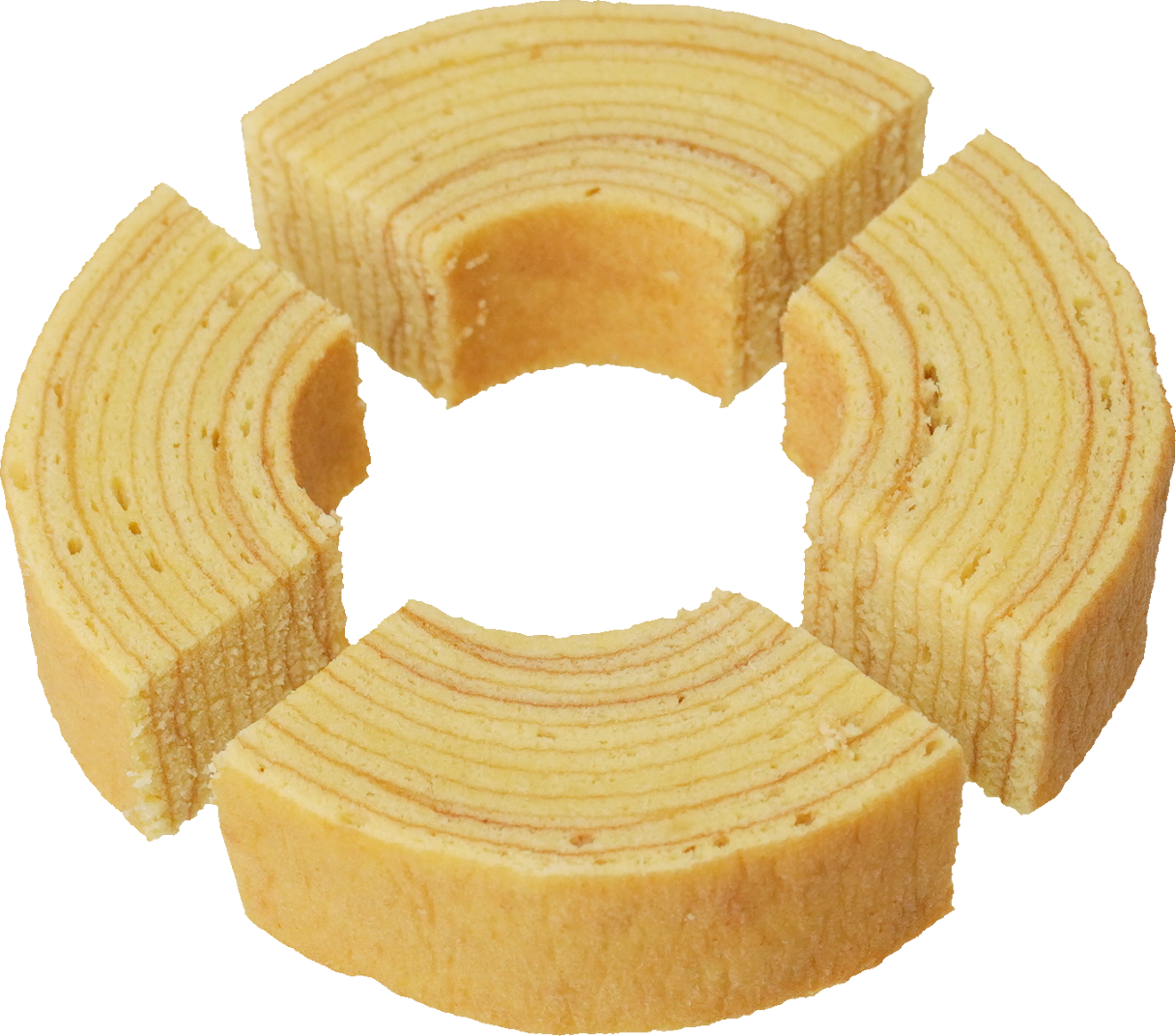 バームクーヘン｜商用可フリー画像・背景透過