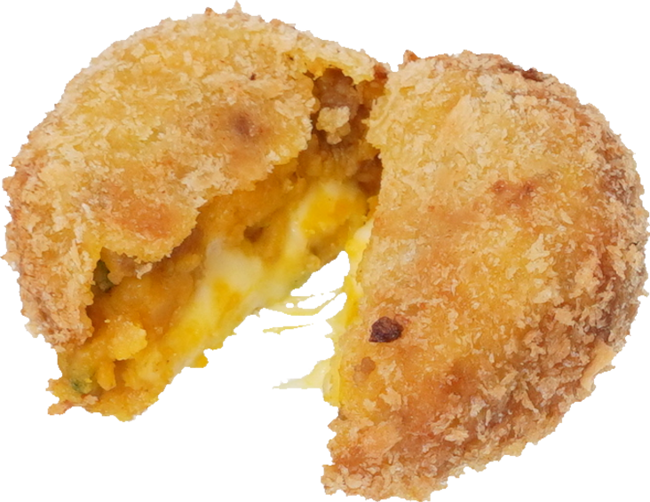 かぼちゃチーズコロッケ｜商用可フリー画像・背景透過