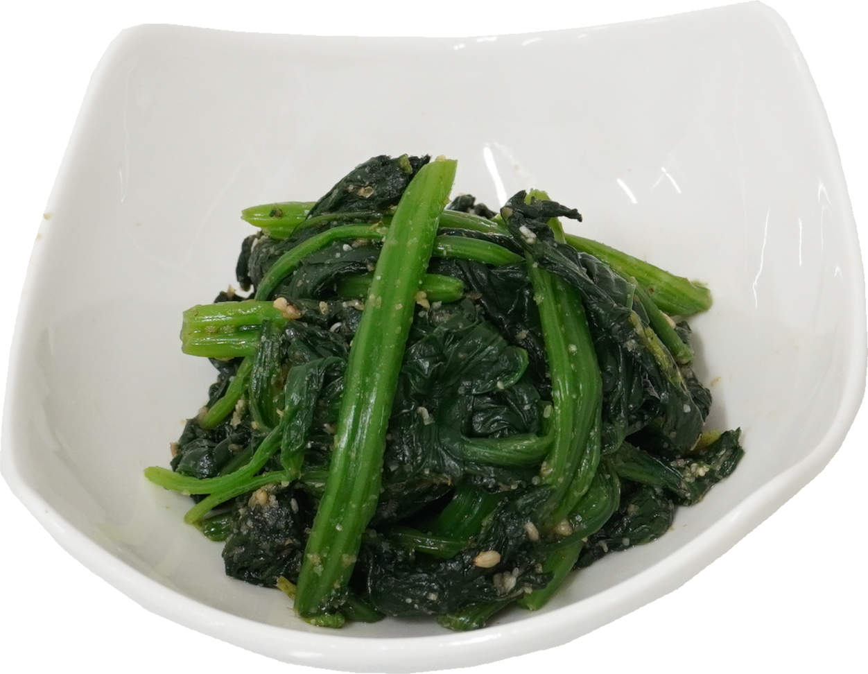 ほうれん草のごま和え｜商用可フリー画像・背景透過