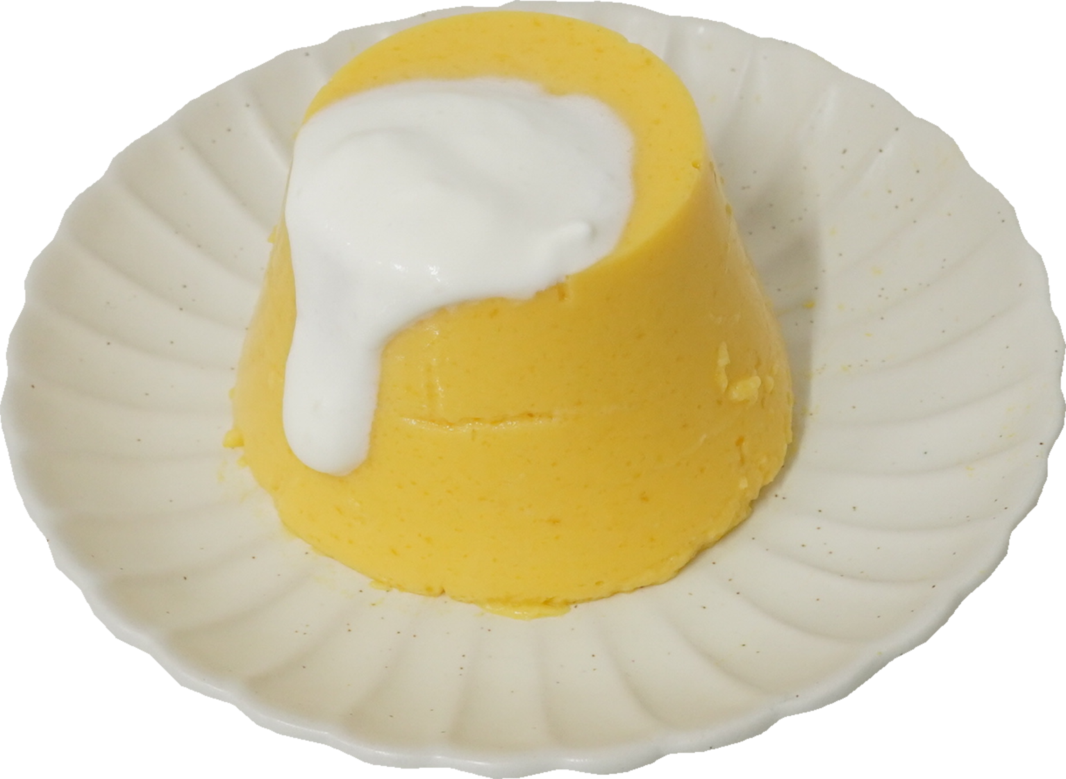 かぼちゃプリン｜商用可フリー画像・背景透過