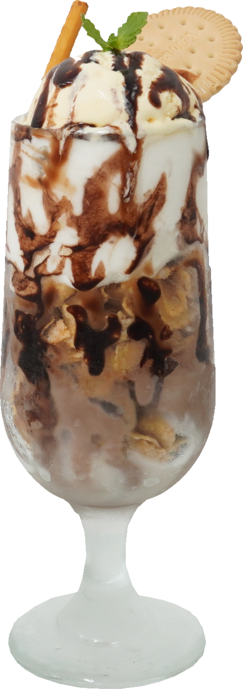 チョコパフェ｜商用可フリー画像・背景透過