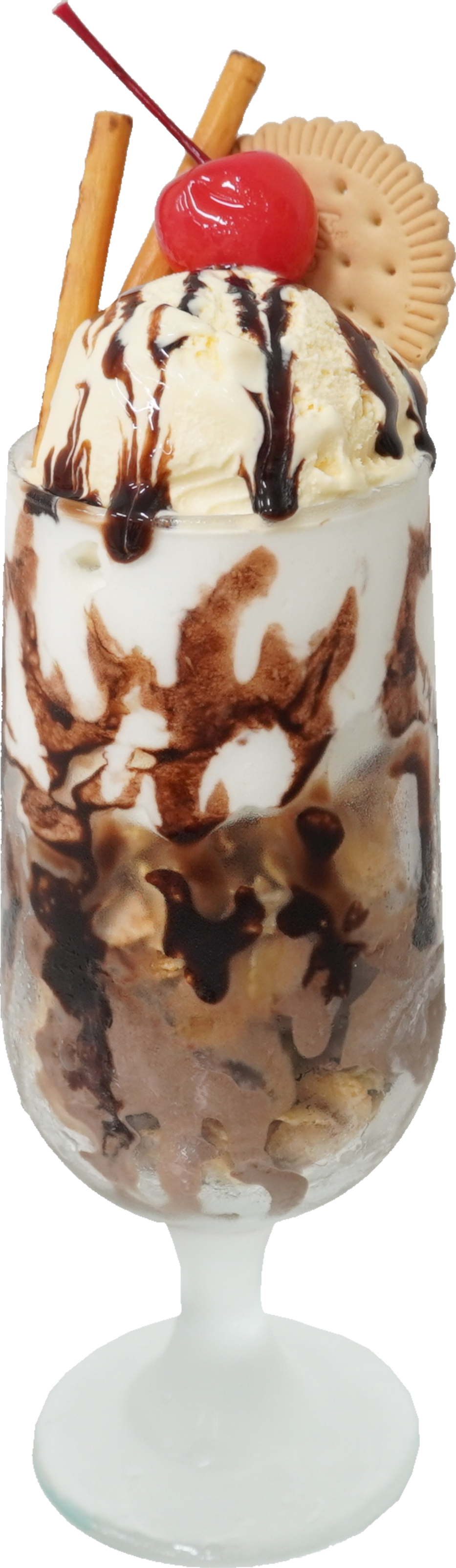 チョコパフェ｜商用可フリー画像・背景透過