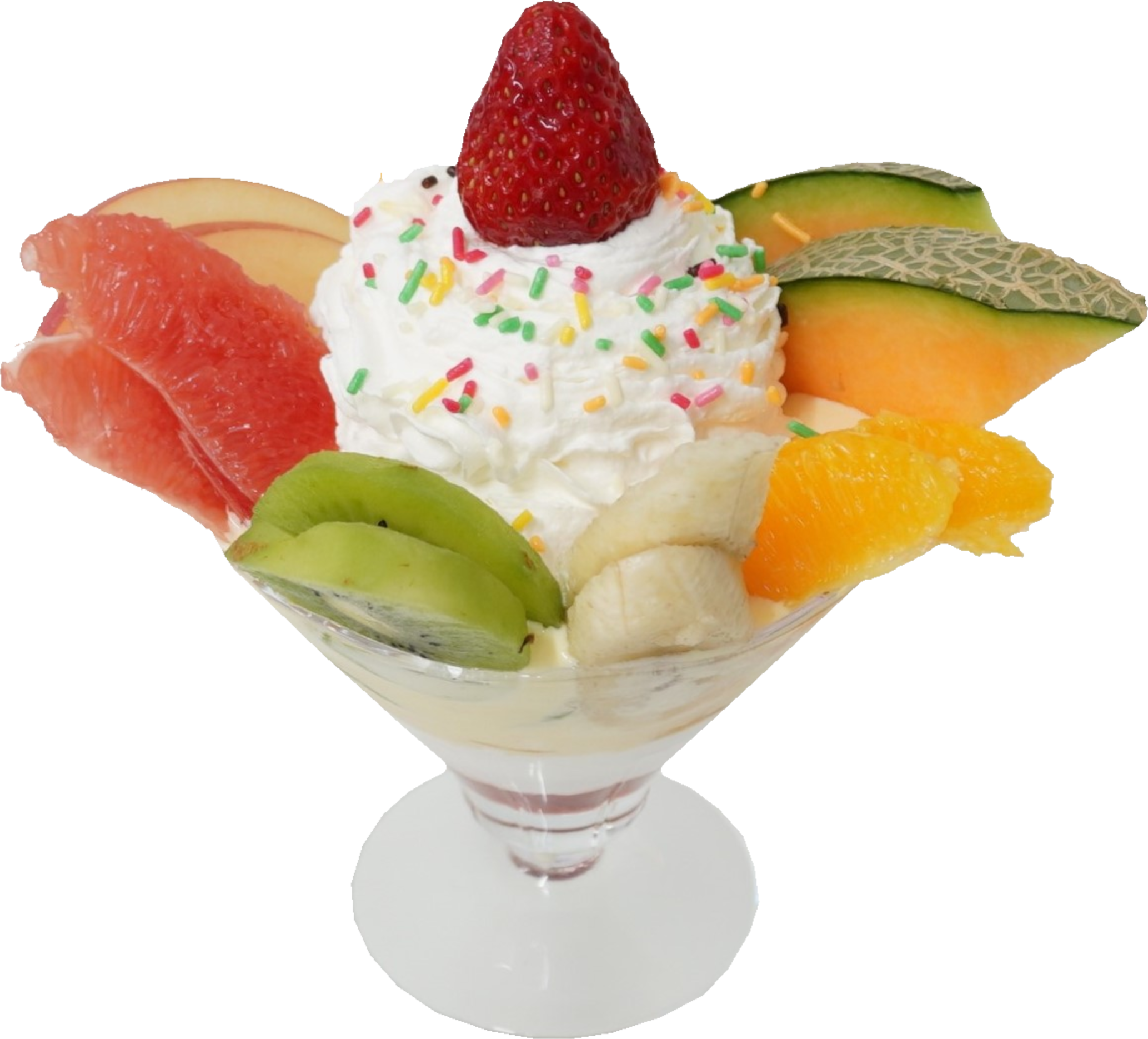 フルーツパフェ｜商用可フリー画像・背景透過