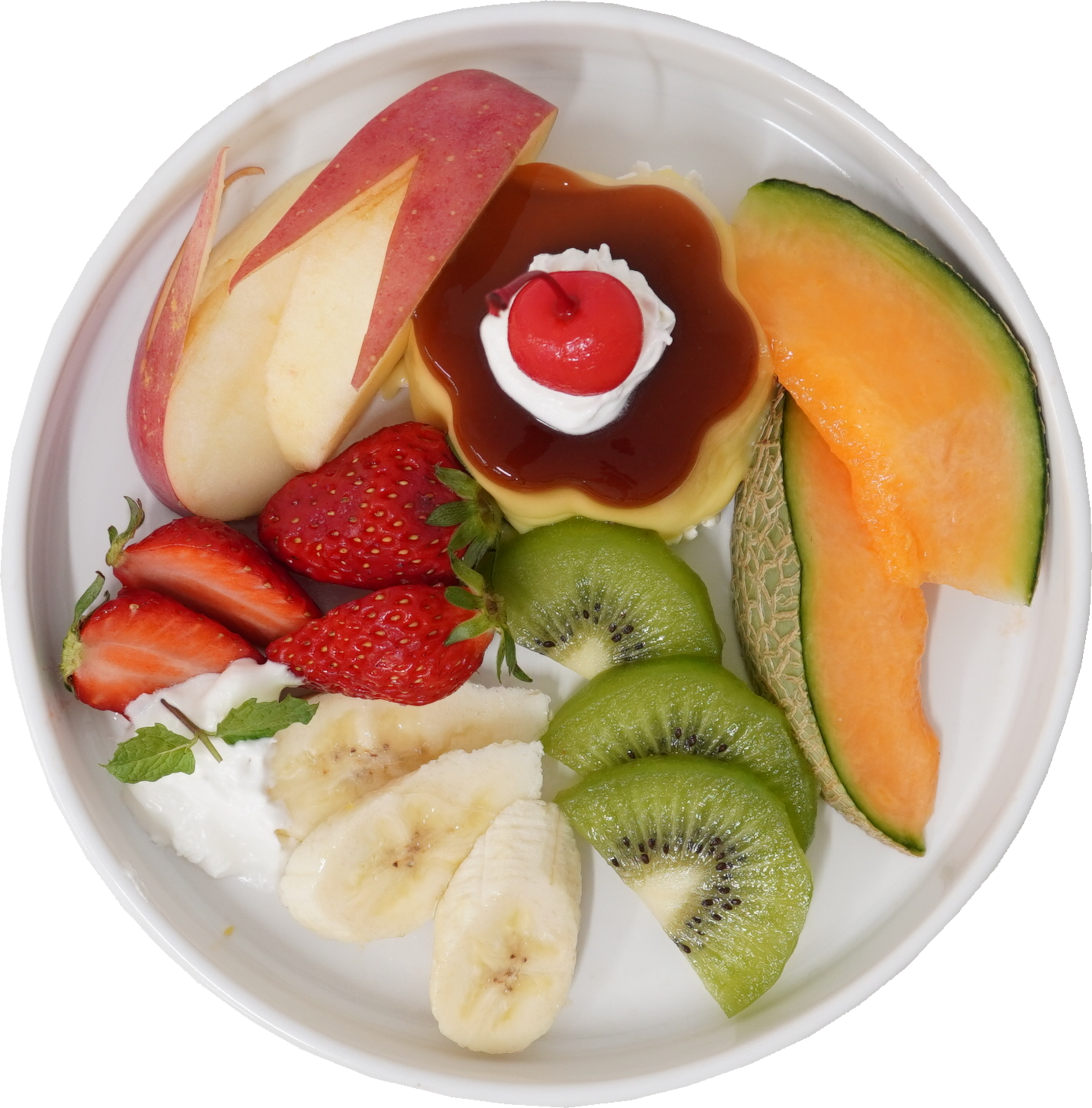 プリンアラモード｜商用可フリー画像・背景透過