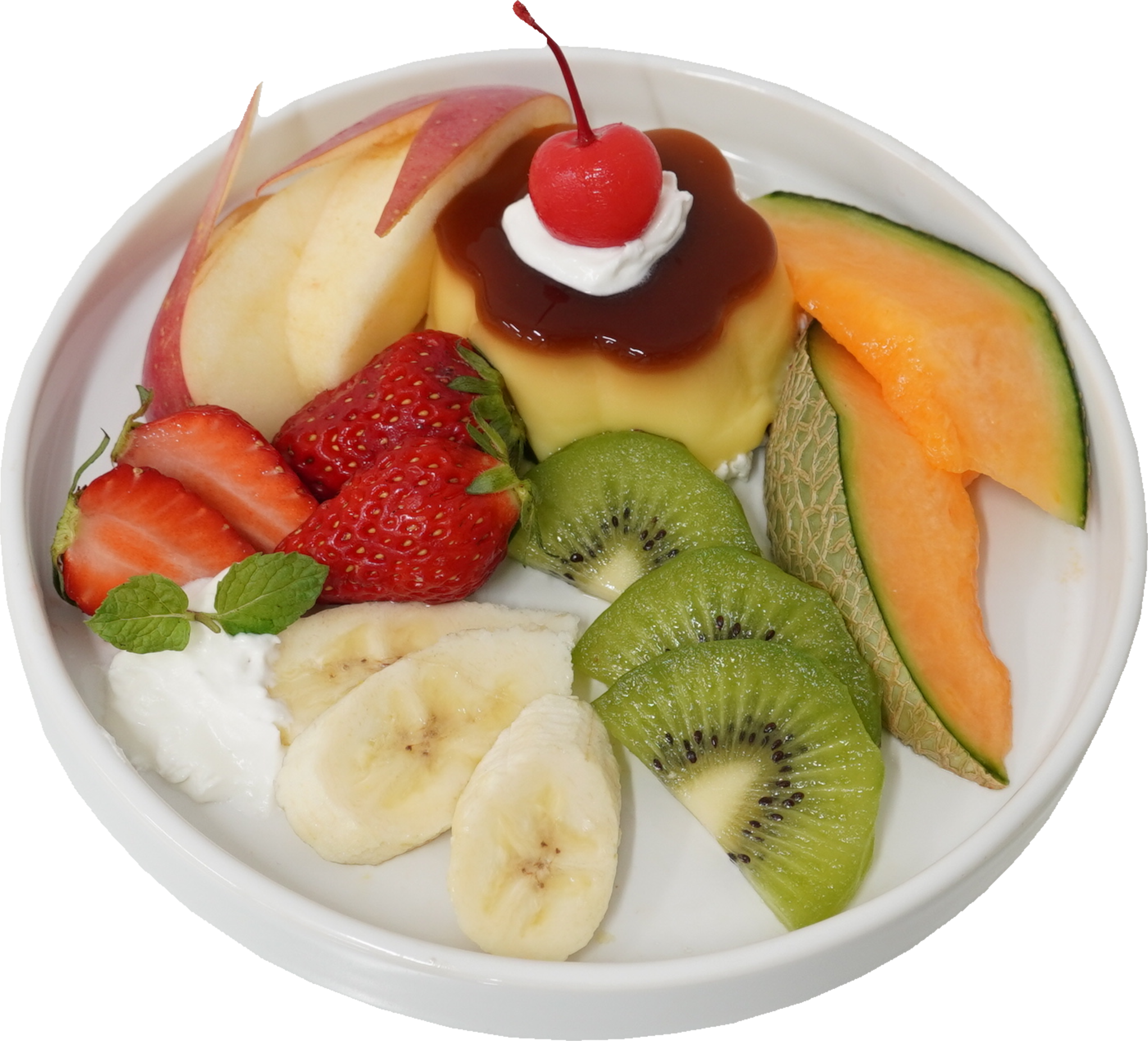 プリンアラモード｜商用可フリー画像・背景透過