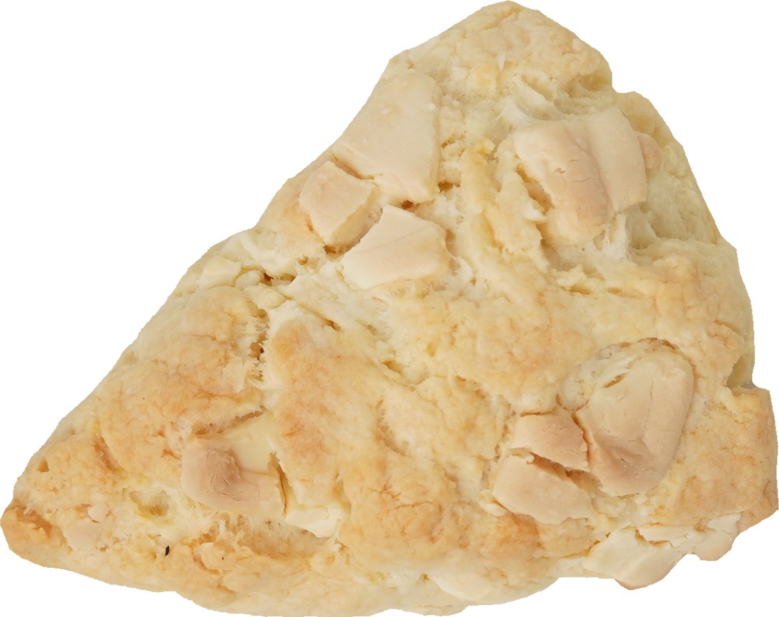 ホワイトチョコスコーン｜商用可フリー画像・背景透過