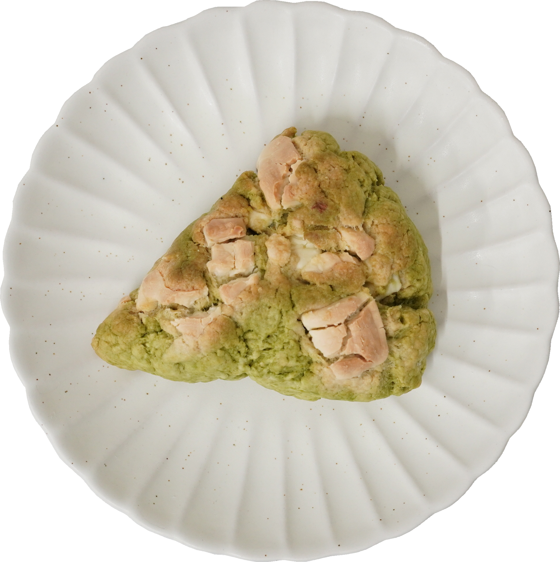 抹茶ホワイトチョコスコーン｜商用可フリー画像・背景透過