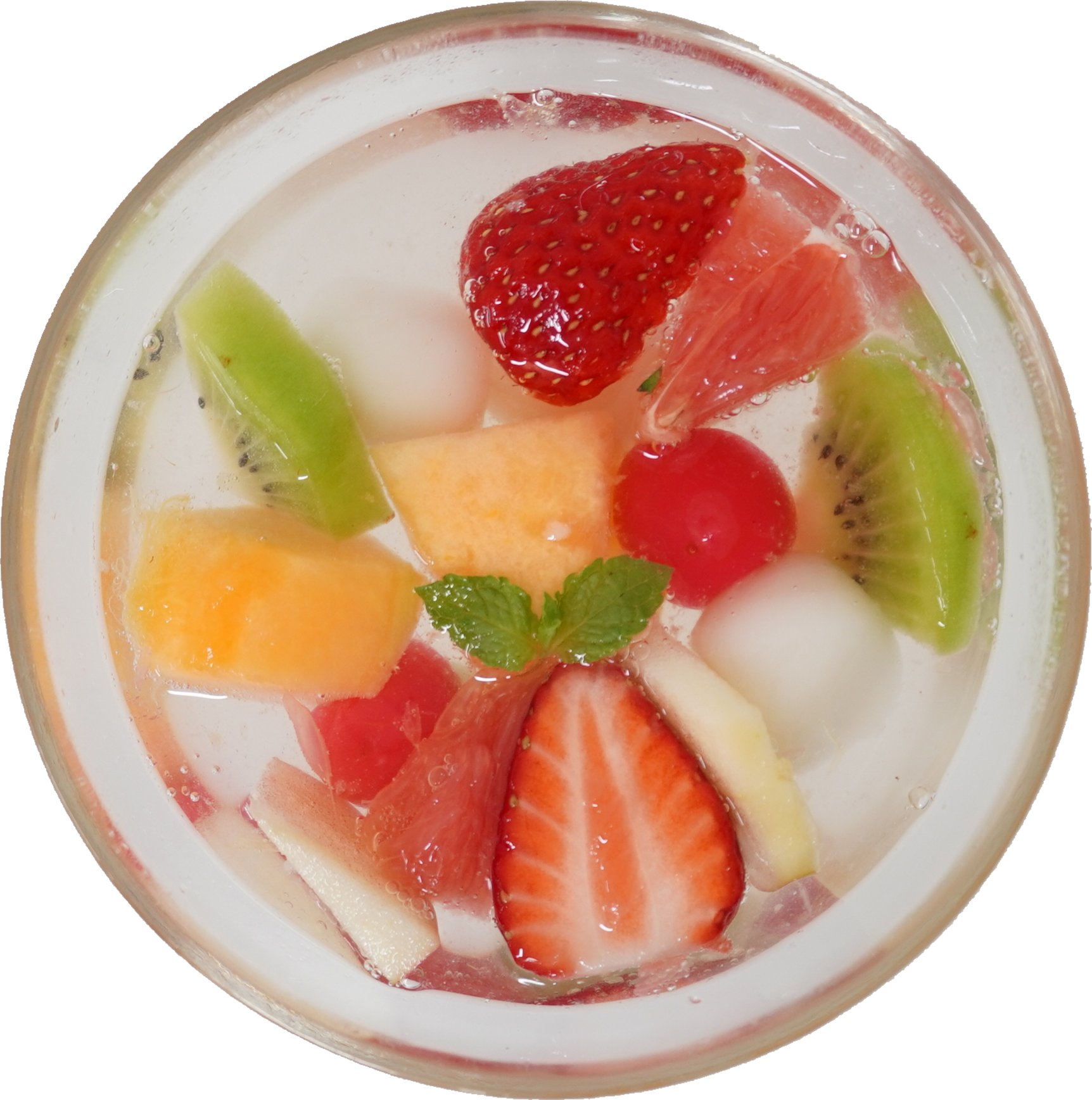 白玉フルーツポンチ｜商用可フリー画像・背景透過