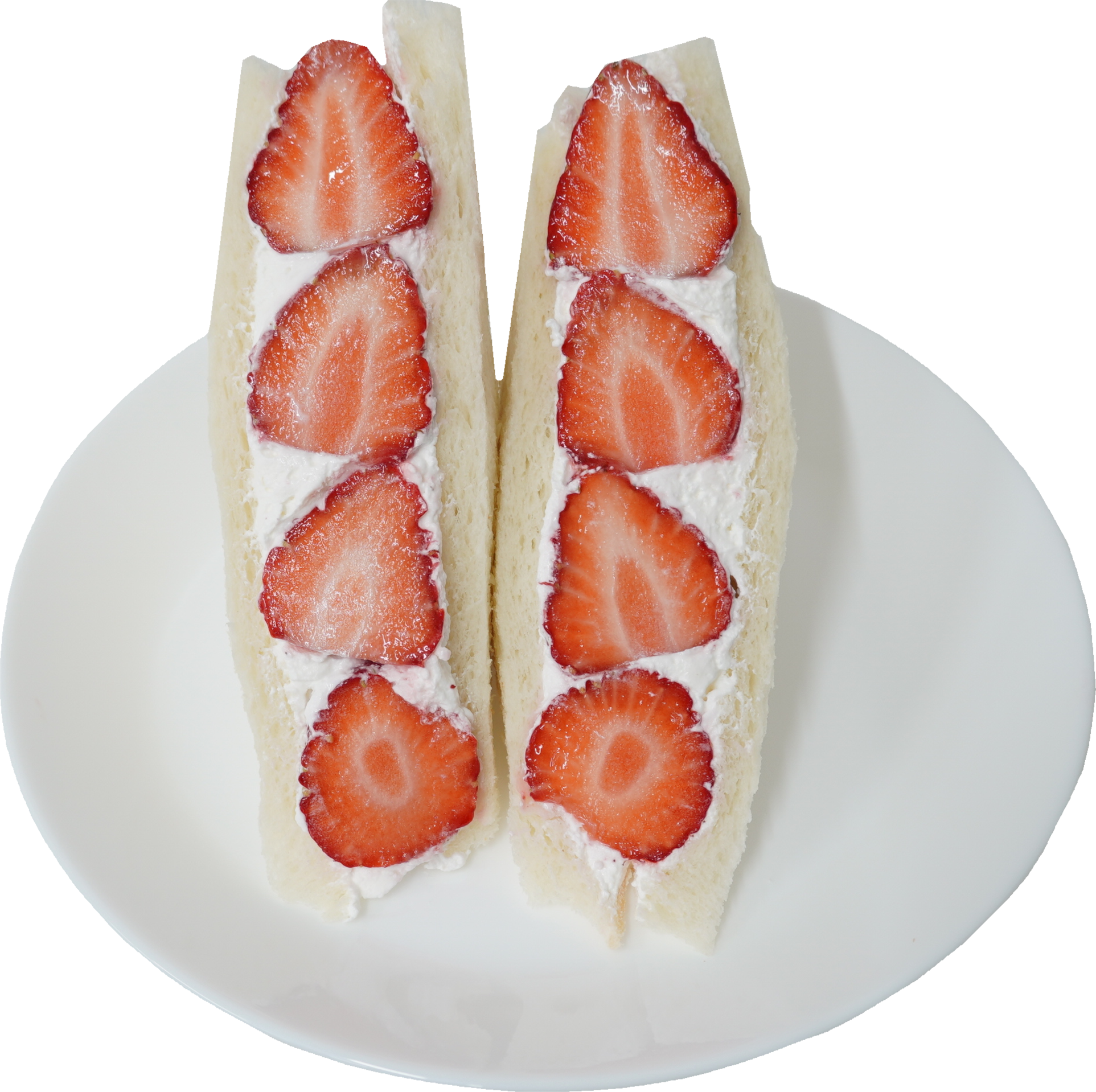 フルーツサンド(イチゴ)｜商用可フリー画像・背景透過