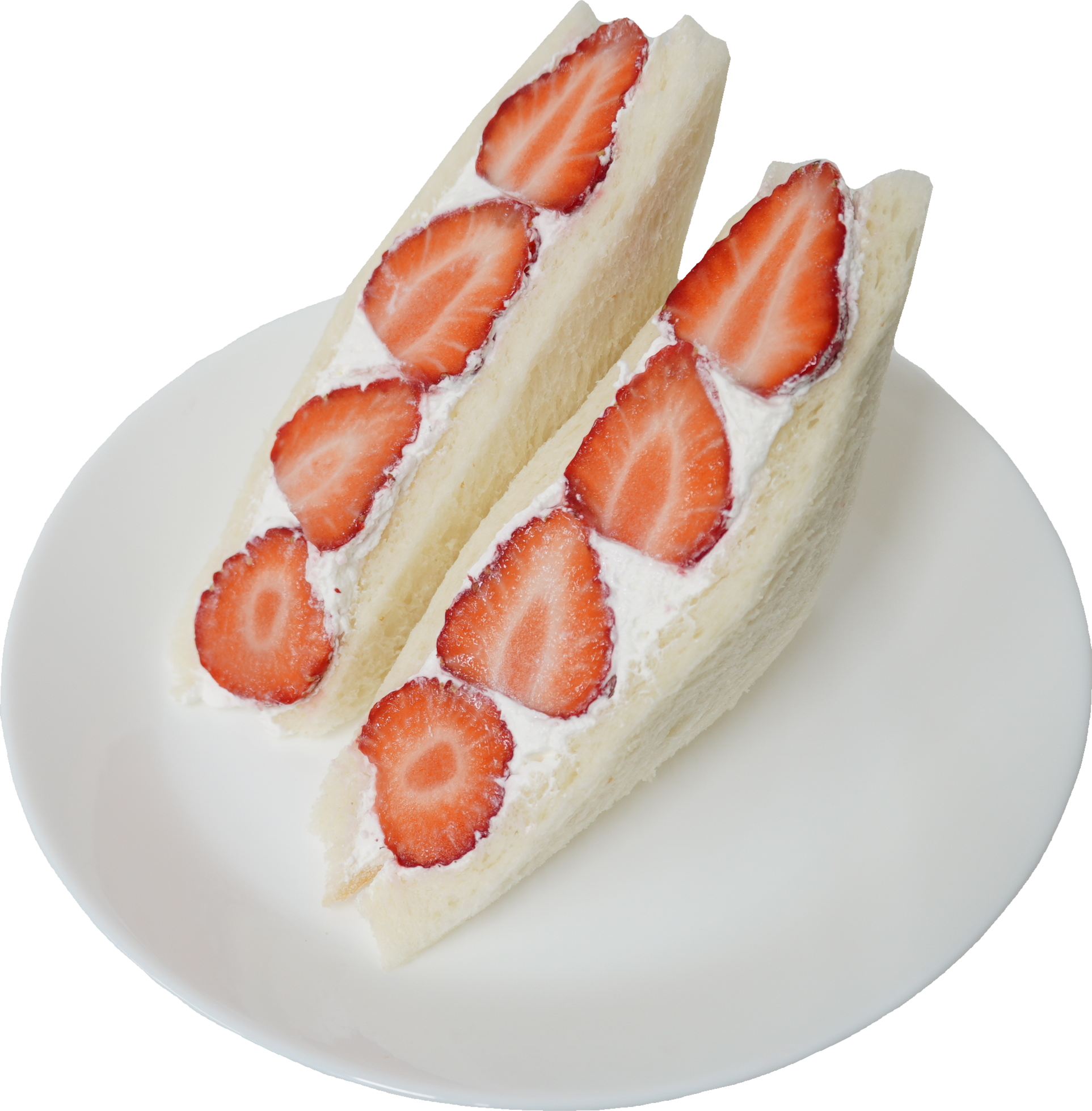 フルーツサンド(イチゴ)｜商用可フリー画像・背景透過