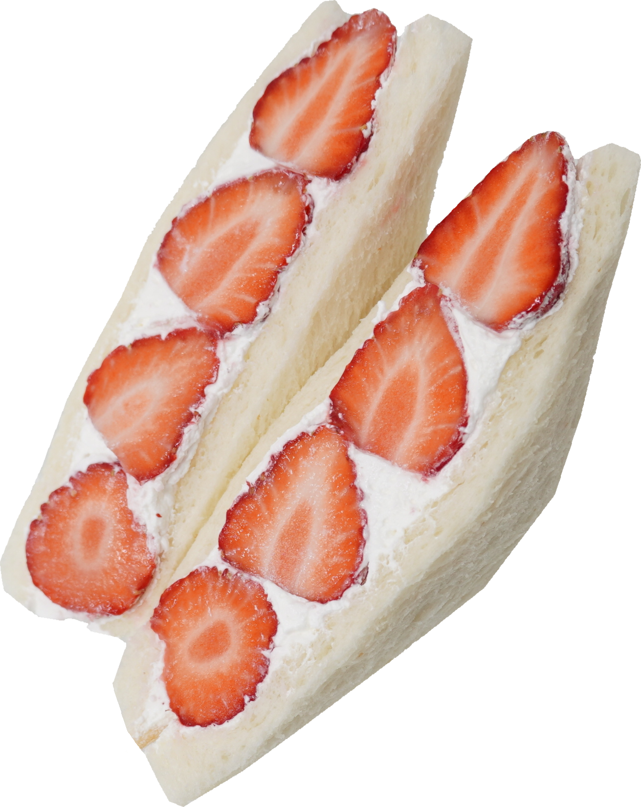 フルーツサンド(イチゴ)｜商用可フリー画像・背景透過