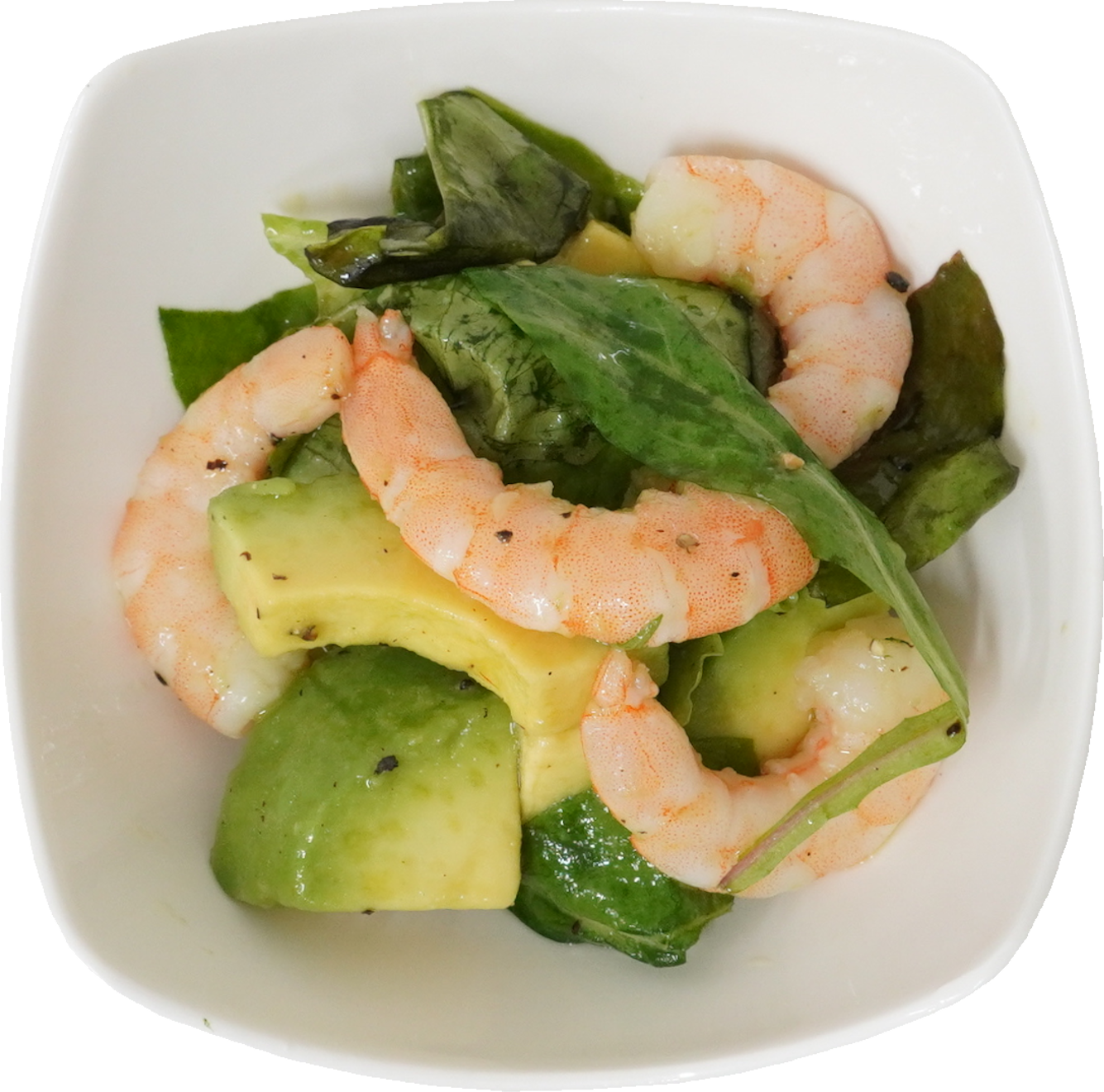 えびとアボカドのサラダ｜商用可フリー画像・背景透過