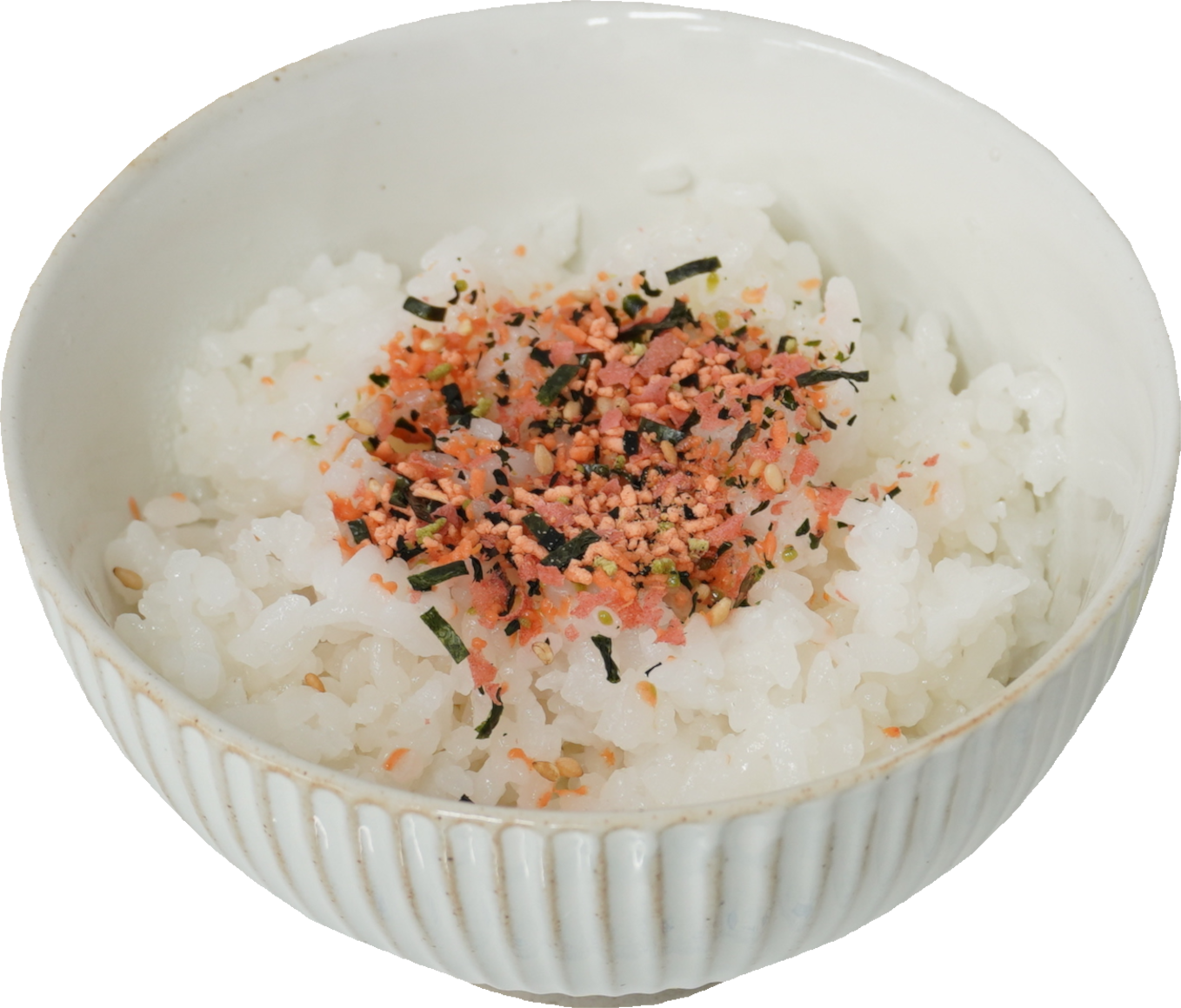 ふりかけご飯(鮭わかめ)｜商用可フリー画像・背景透過