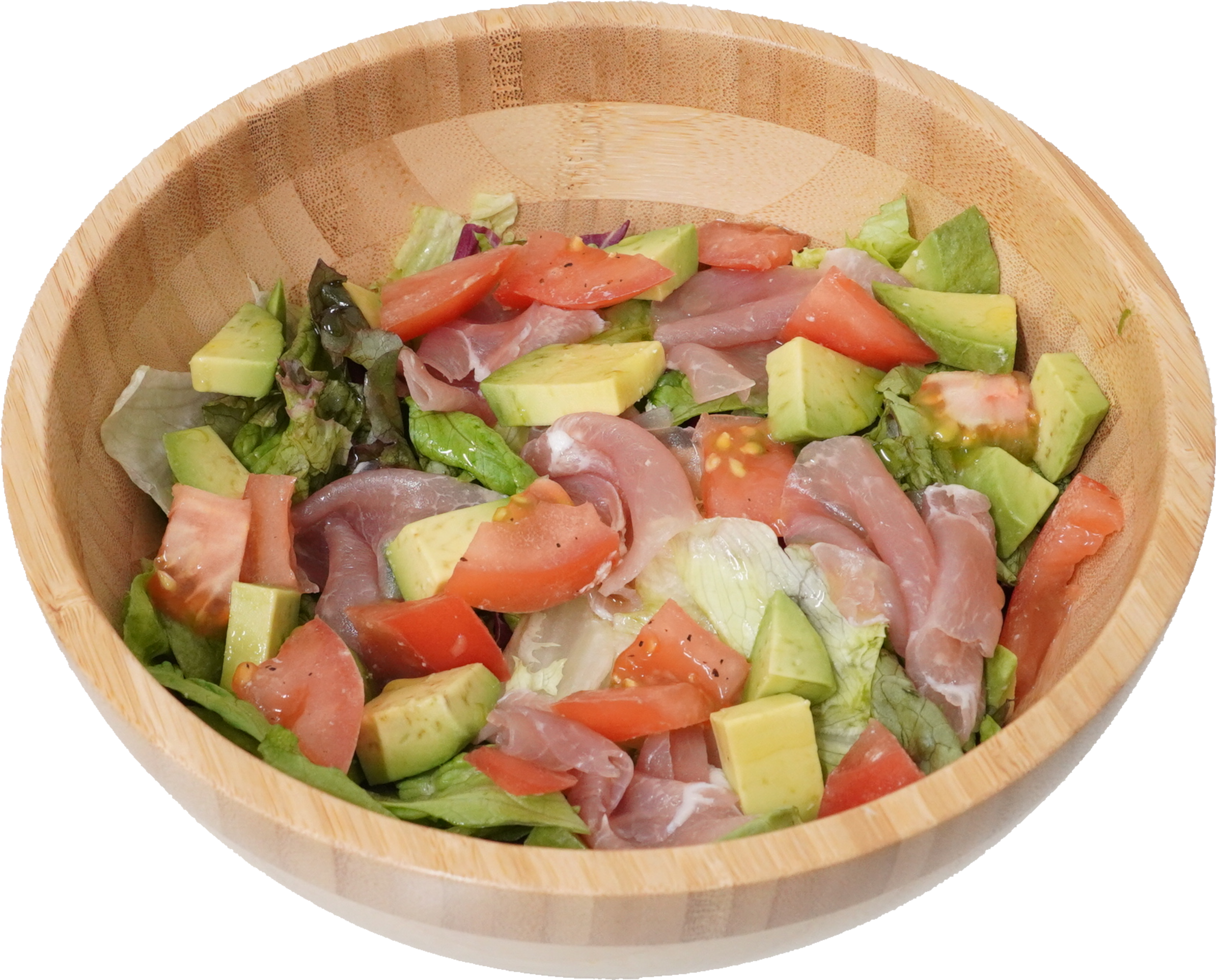 アボカドと生ハムのサラダ｜商用可フリー画像・背景透過