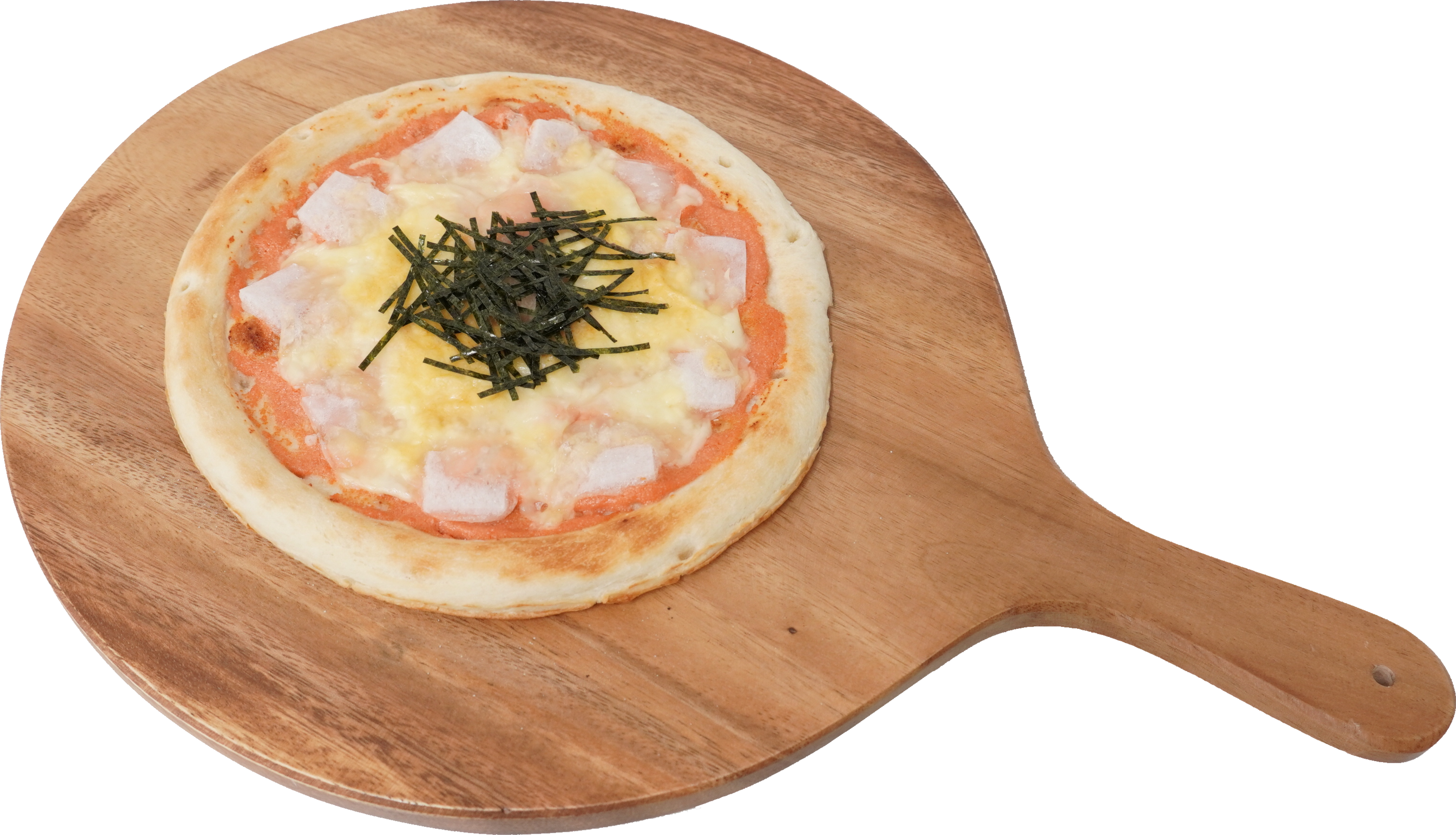 明太餅チーズピザ｜商用可フリー画像・背景透過