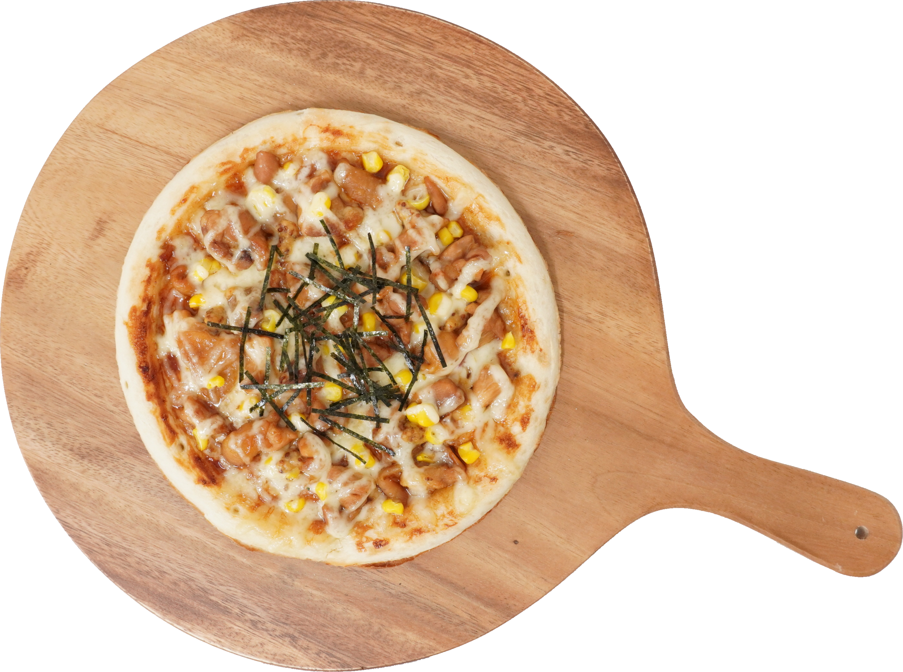 照り焼きチキンピザ｜商用可フリー画像・背景透過