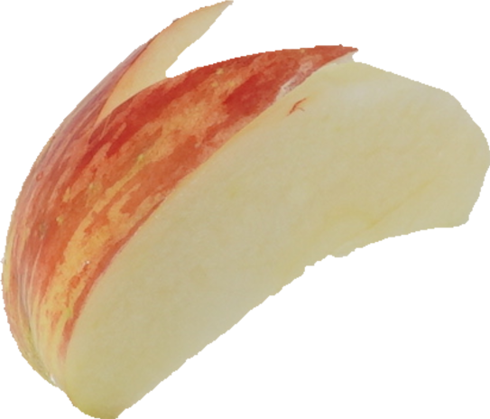 りんご（ふじ）｜商用可フリー画像・背景透過