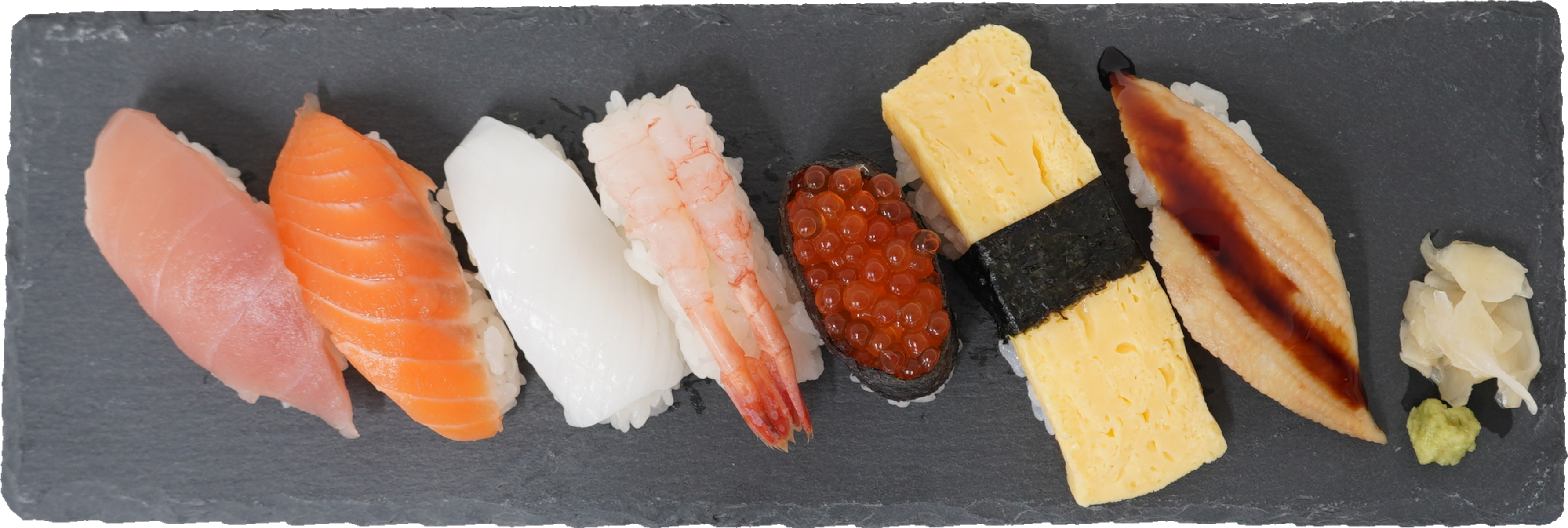 寿司盛り合わせ｜商用可フリー画像・背景透過