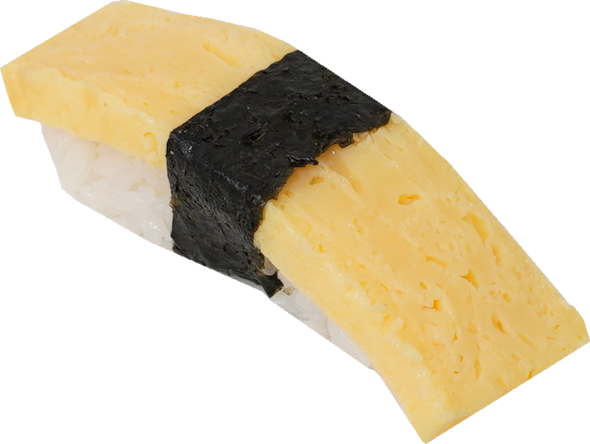 寿司（たまご）｜商用可フリー画像・背景透過