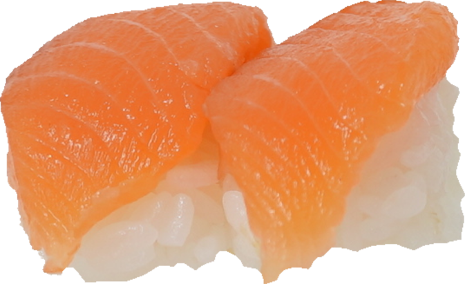 寿司（サーモン）｜商用可フリー画像・背景透過