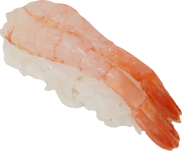 寿司（甘えび）｜商用可フリー画像・背景透過