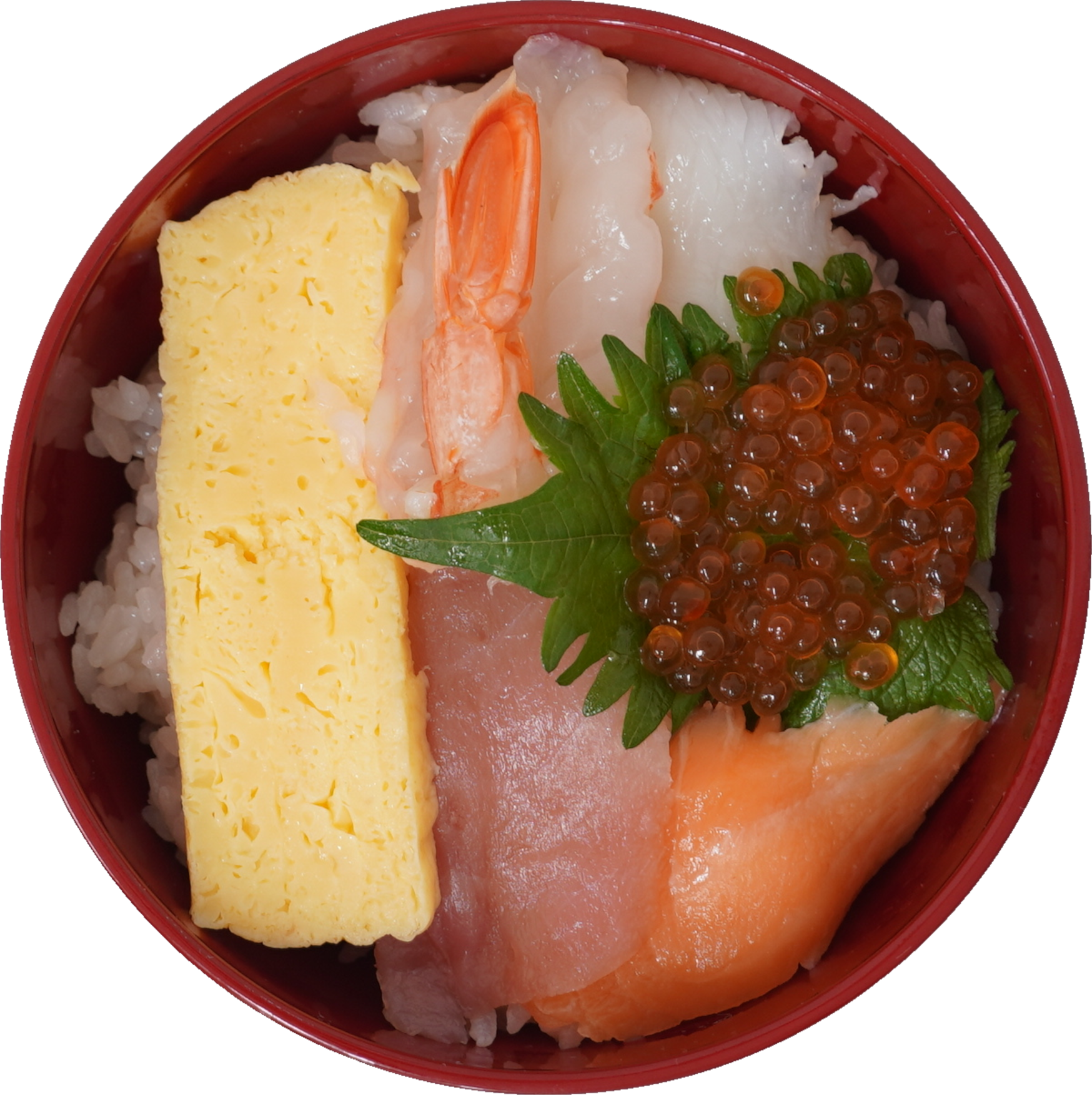 海鮮丼｜商用可フリー画像・背景透過