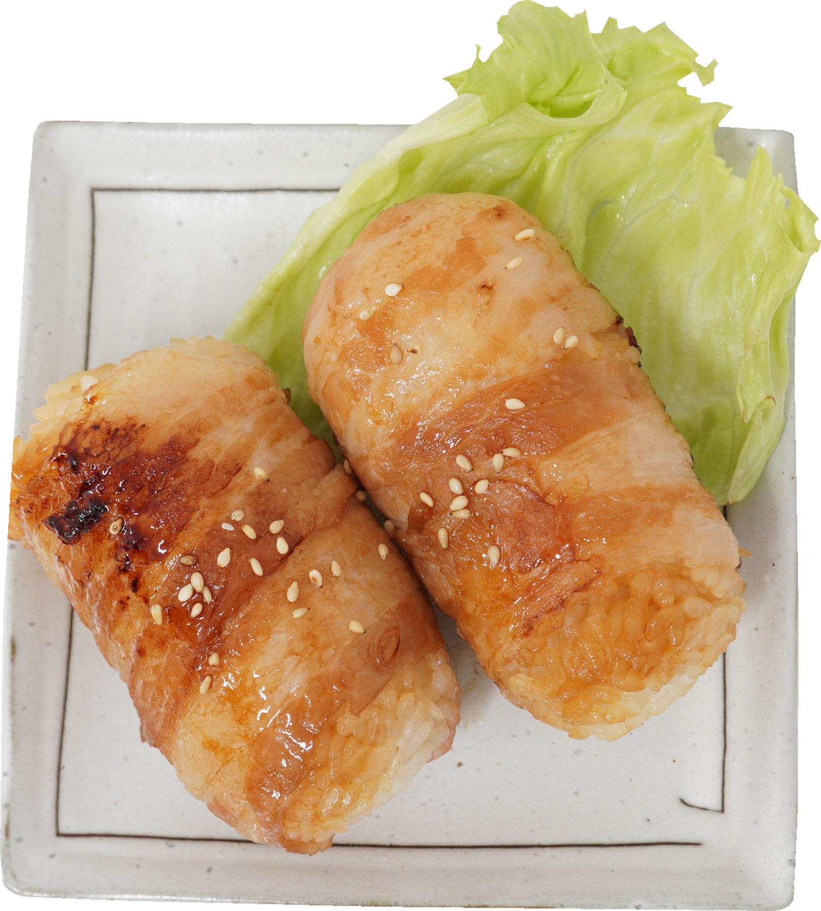 肉巻きおにぎり｜商用可フリー画像・背景透過