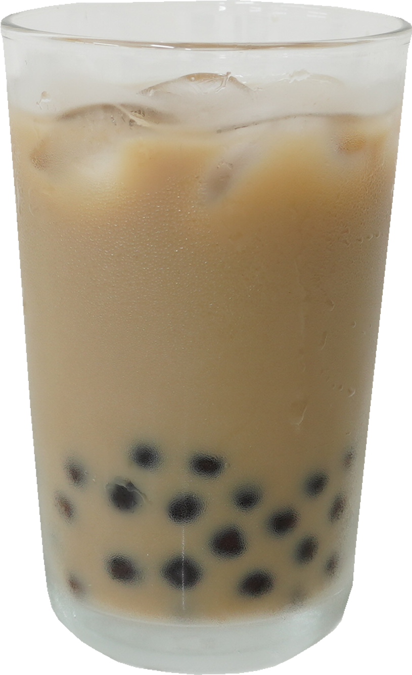 タピオカドリンク（ほうじ茶オレ）｜商用可フリー画像・背景透過
