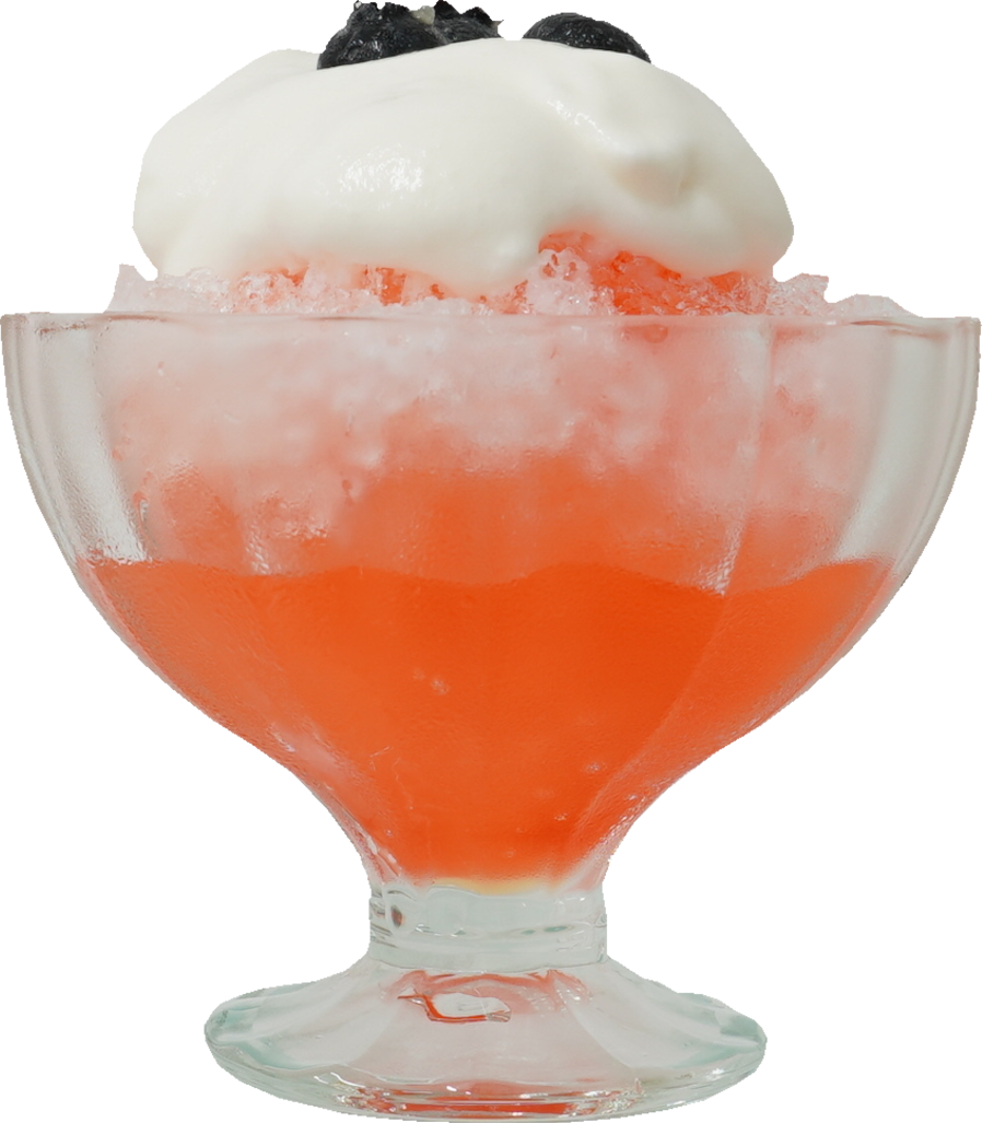 いちごかき氷｜商用可フリー画像・背景透過