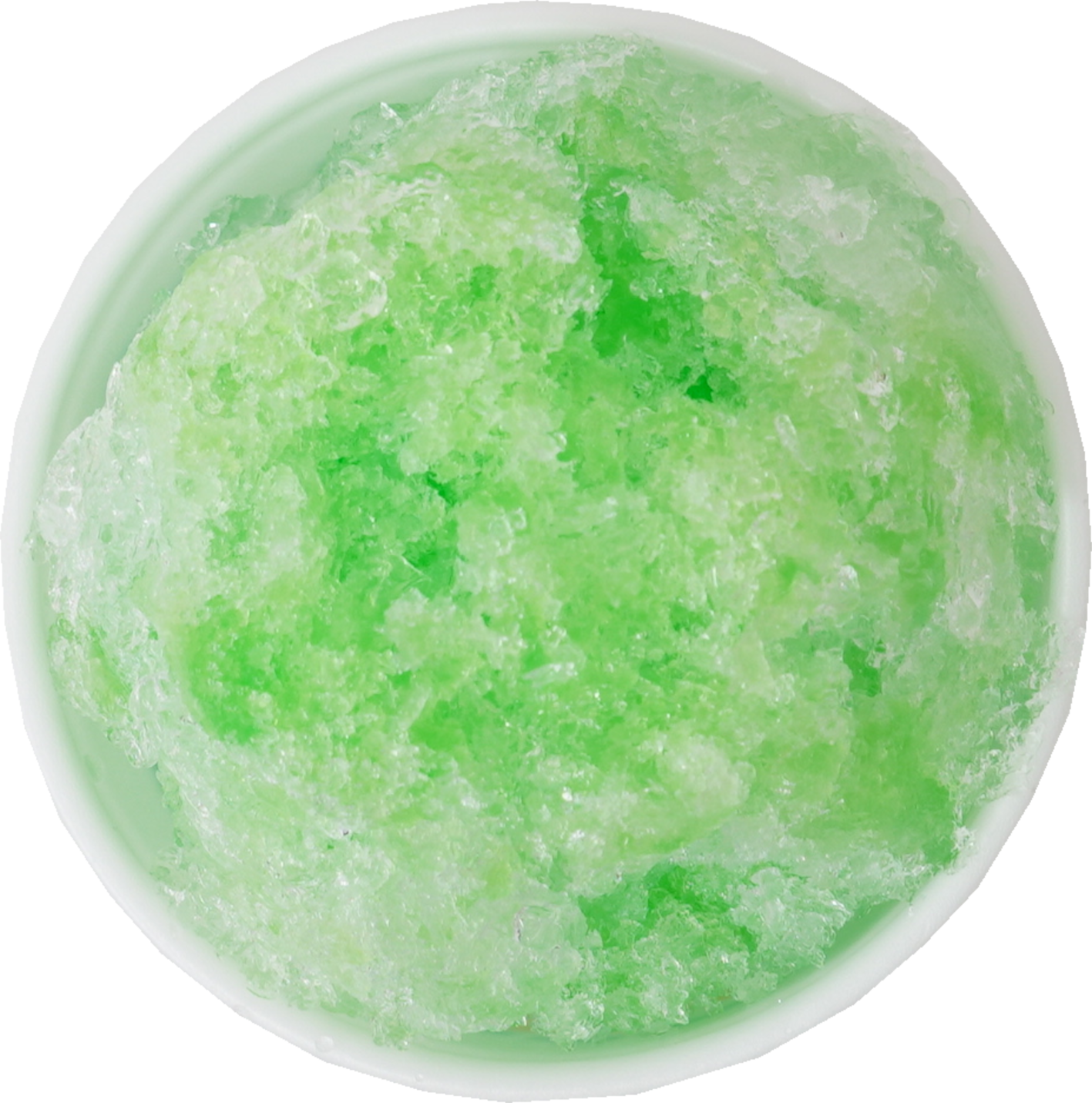 かき氷（メロン）｜商用可フリー画像・背景透過