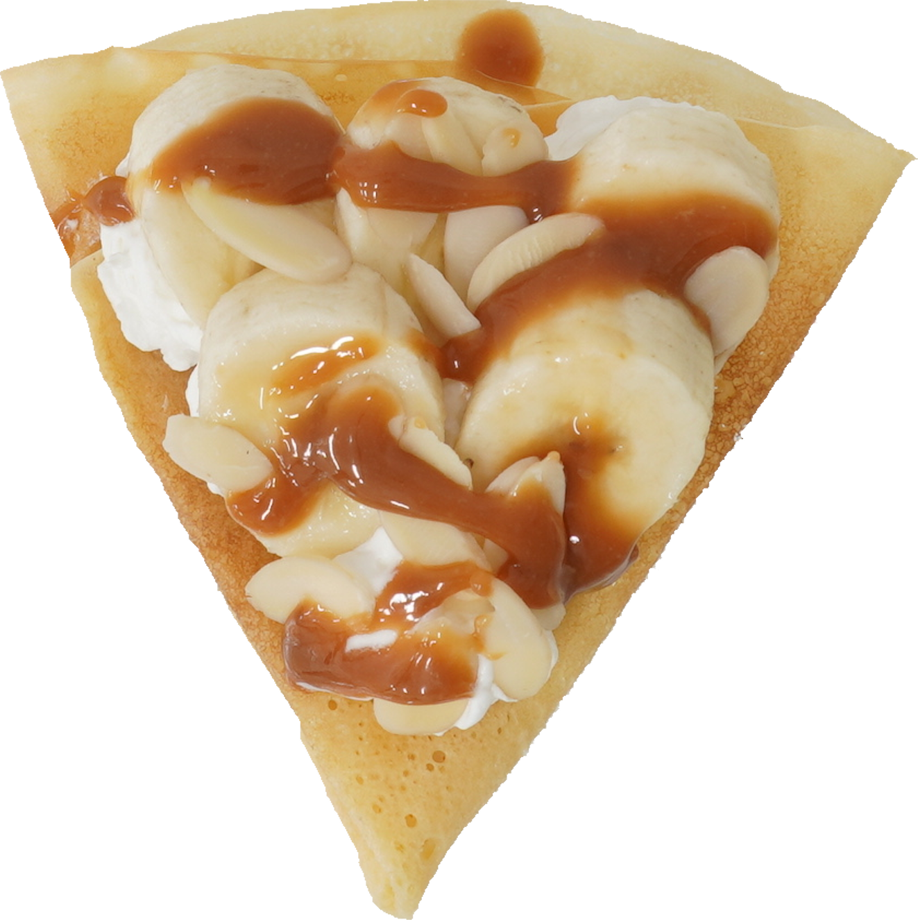 クレープ（キャラメルバナナ）｜商用可フリー画像・背景透過