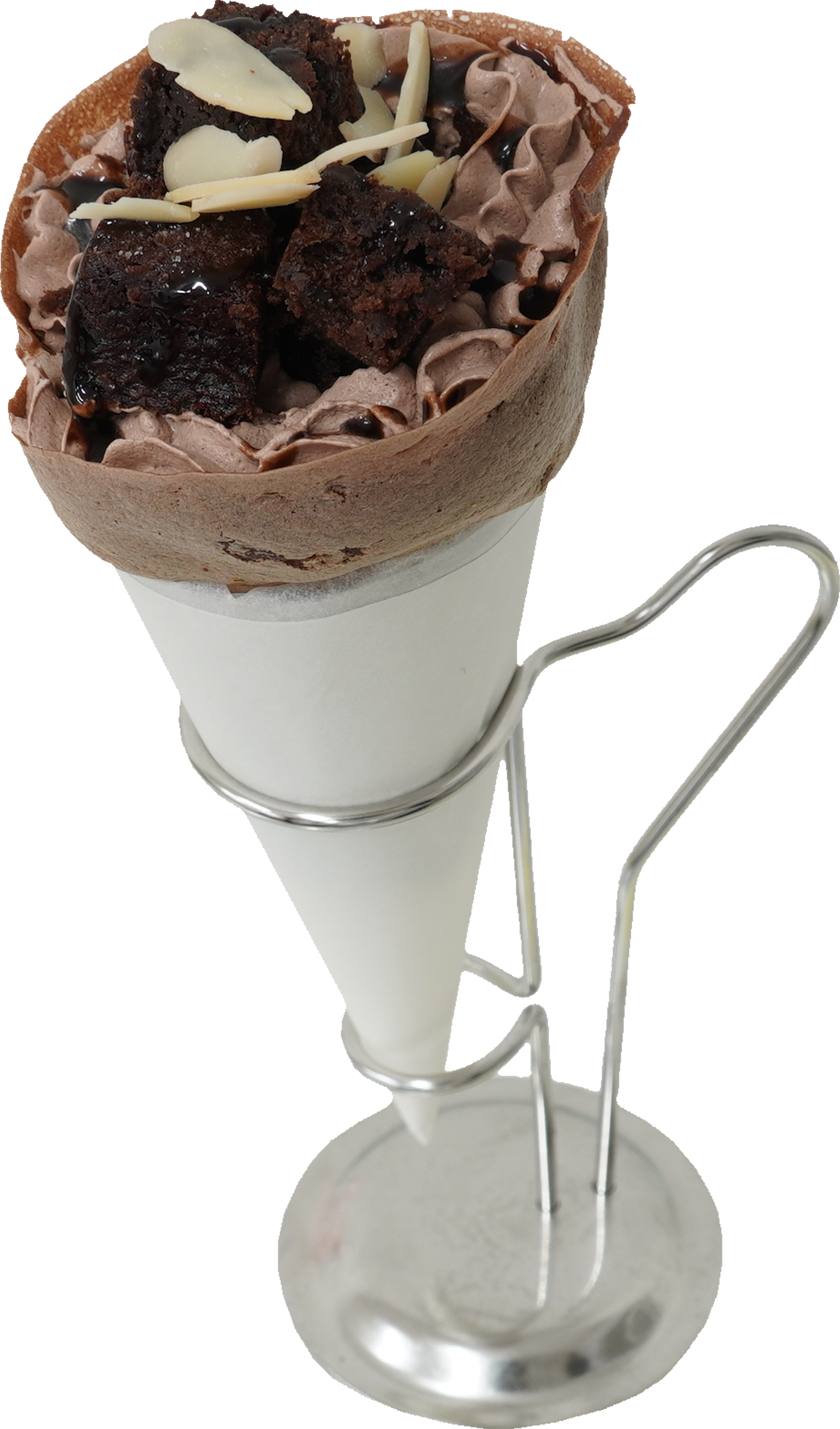 クレープ（ダブルチョコ）｜商用可フリー画像・背景透過