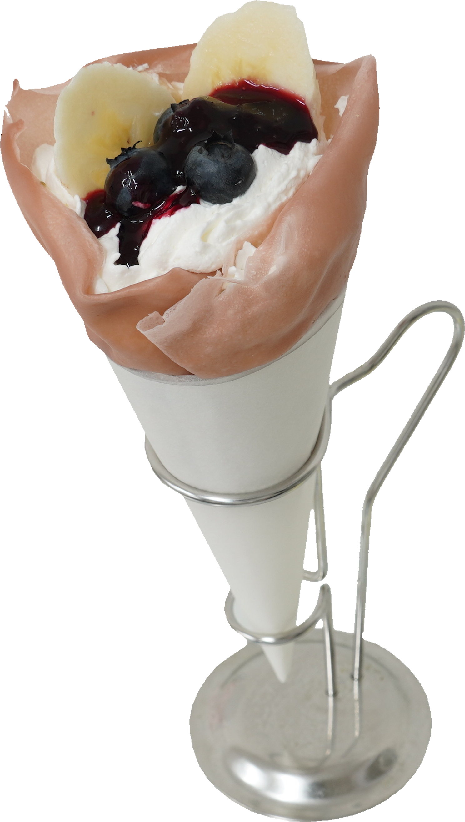 クレープ（バナナブルーベリー）｜商用可フリー画像・背景透過