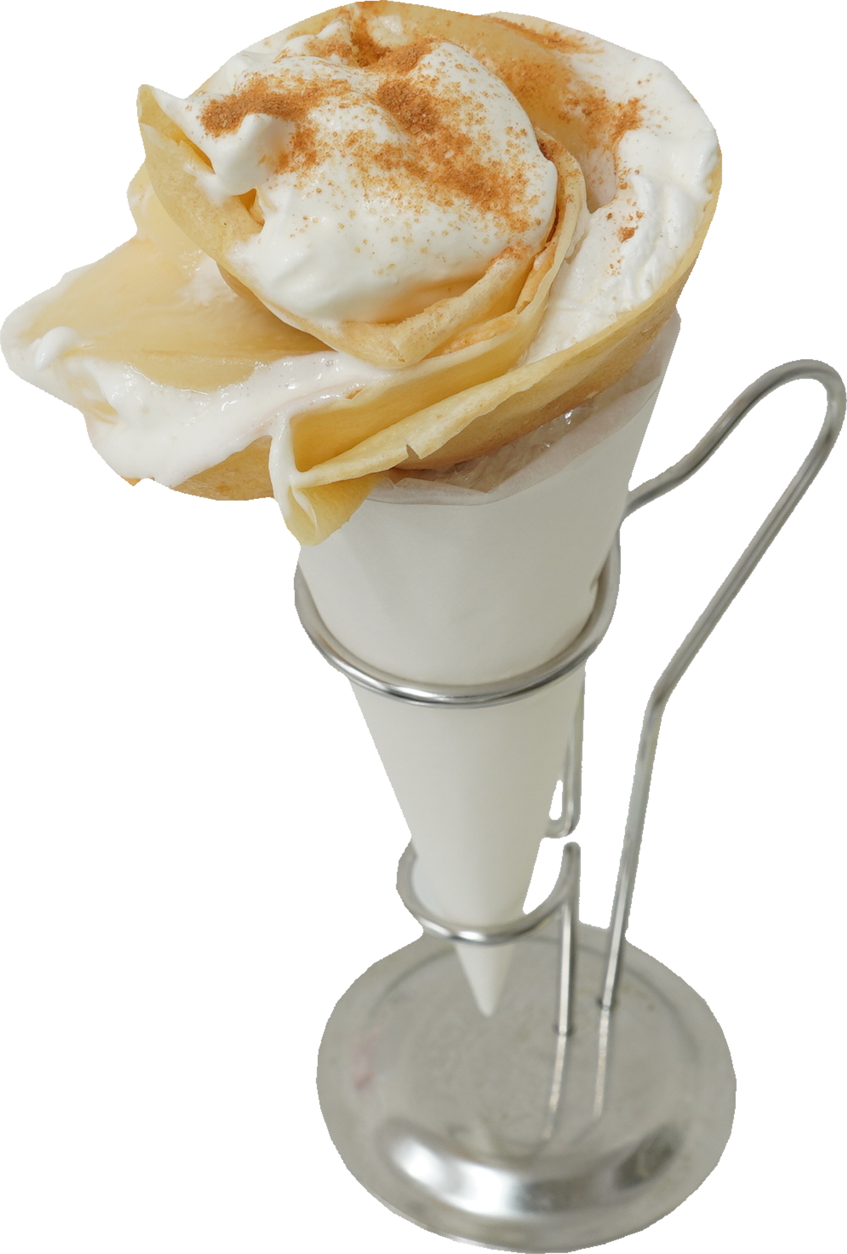 クレープ（ピーチ）｜商用可フリー画像・背景透過