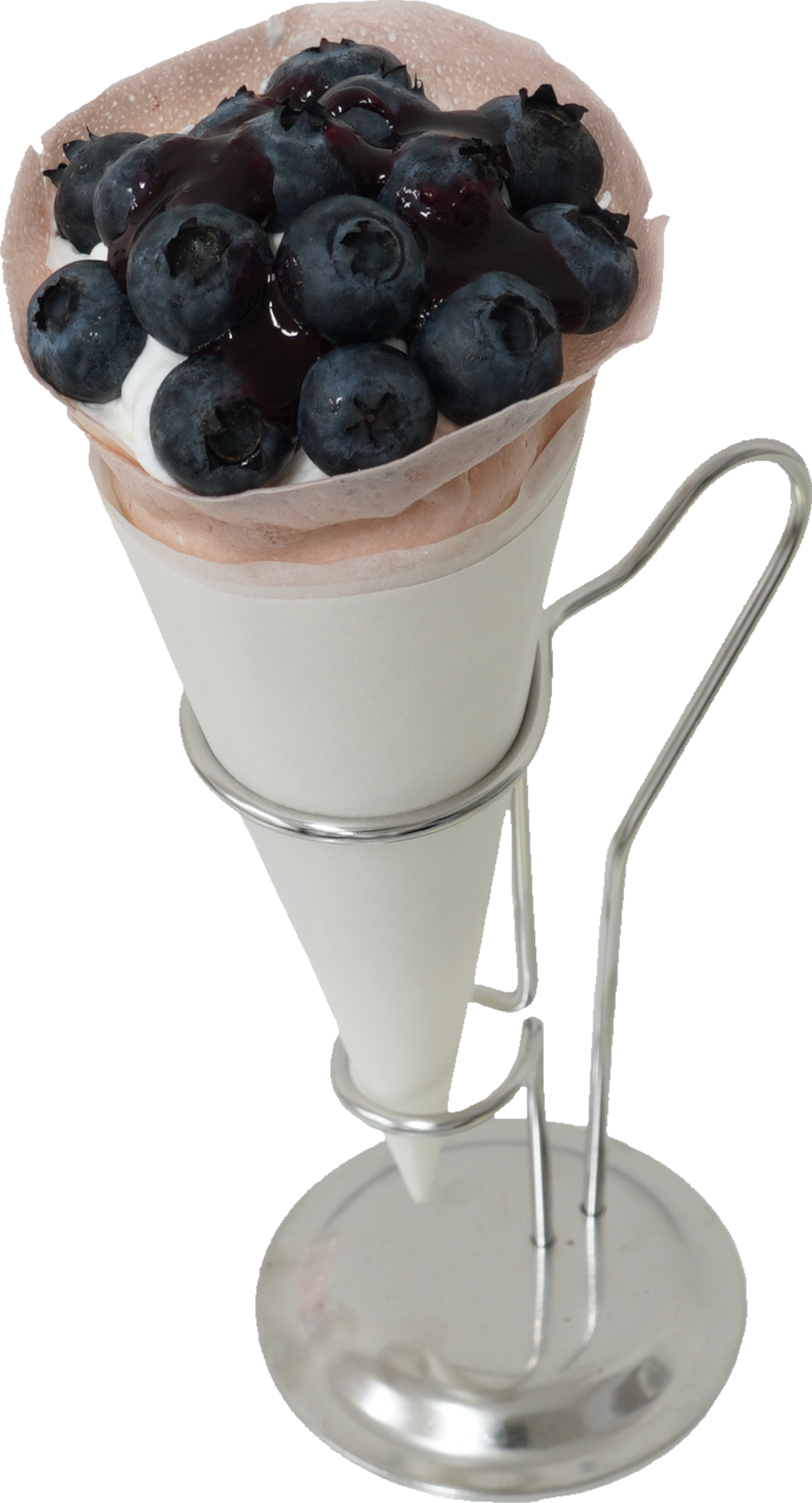 クレープ（ブルーベリー）｜商用可フリー画像・背景透過