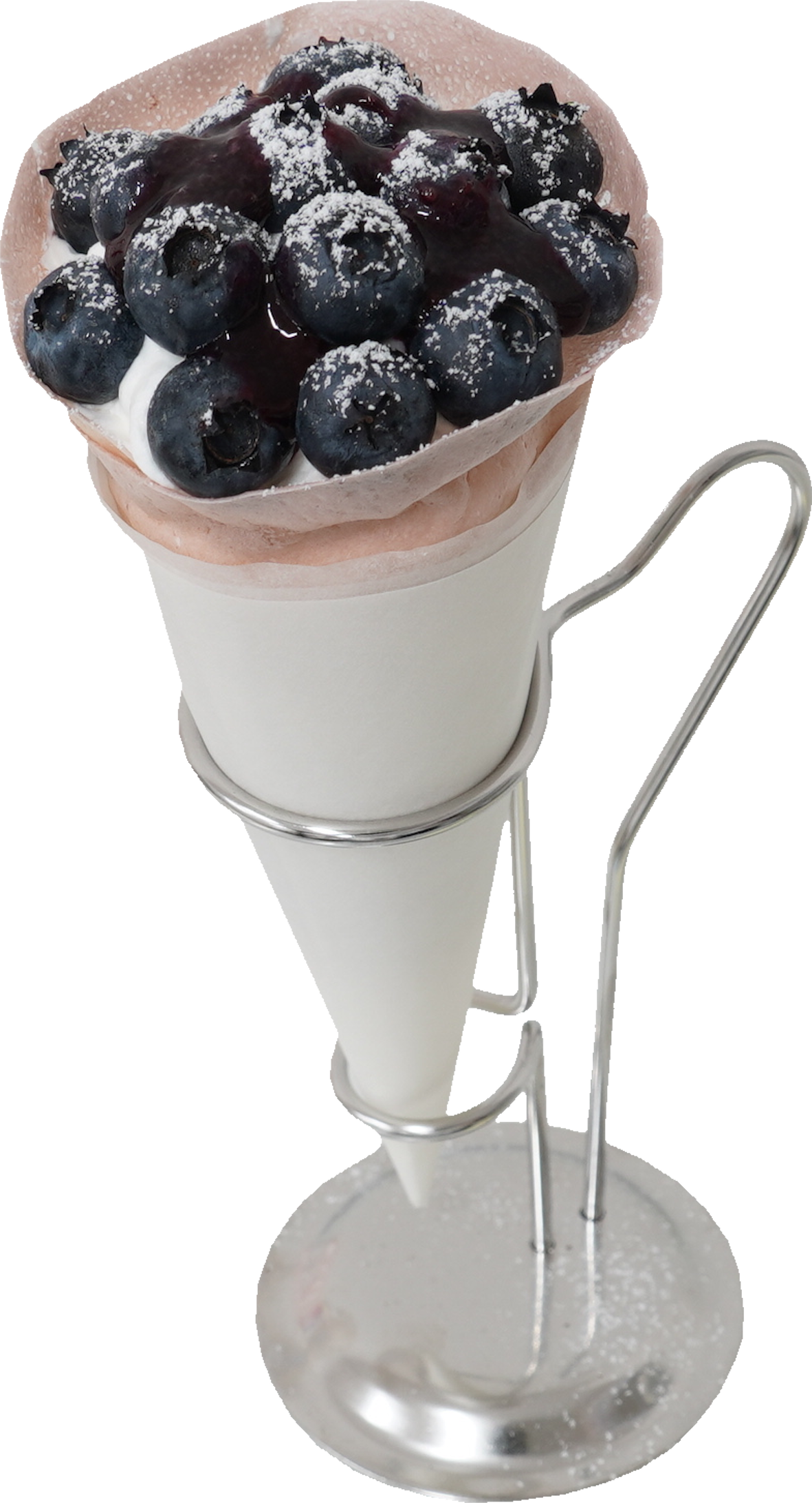 クレープ（ブルーベリー）｜商用可フリー画像・背景透過