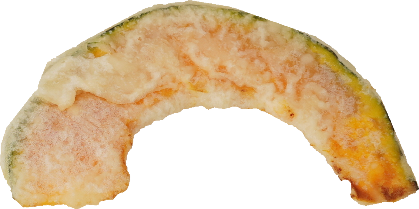 天ぷら（かぼちゃ）｜商用可フリー画像・背景透過