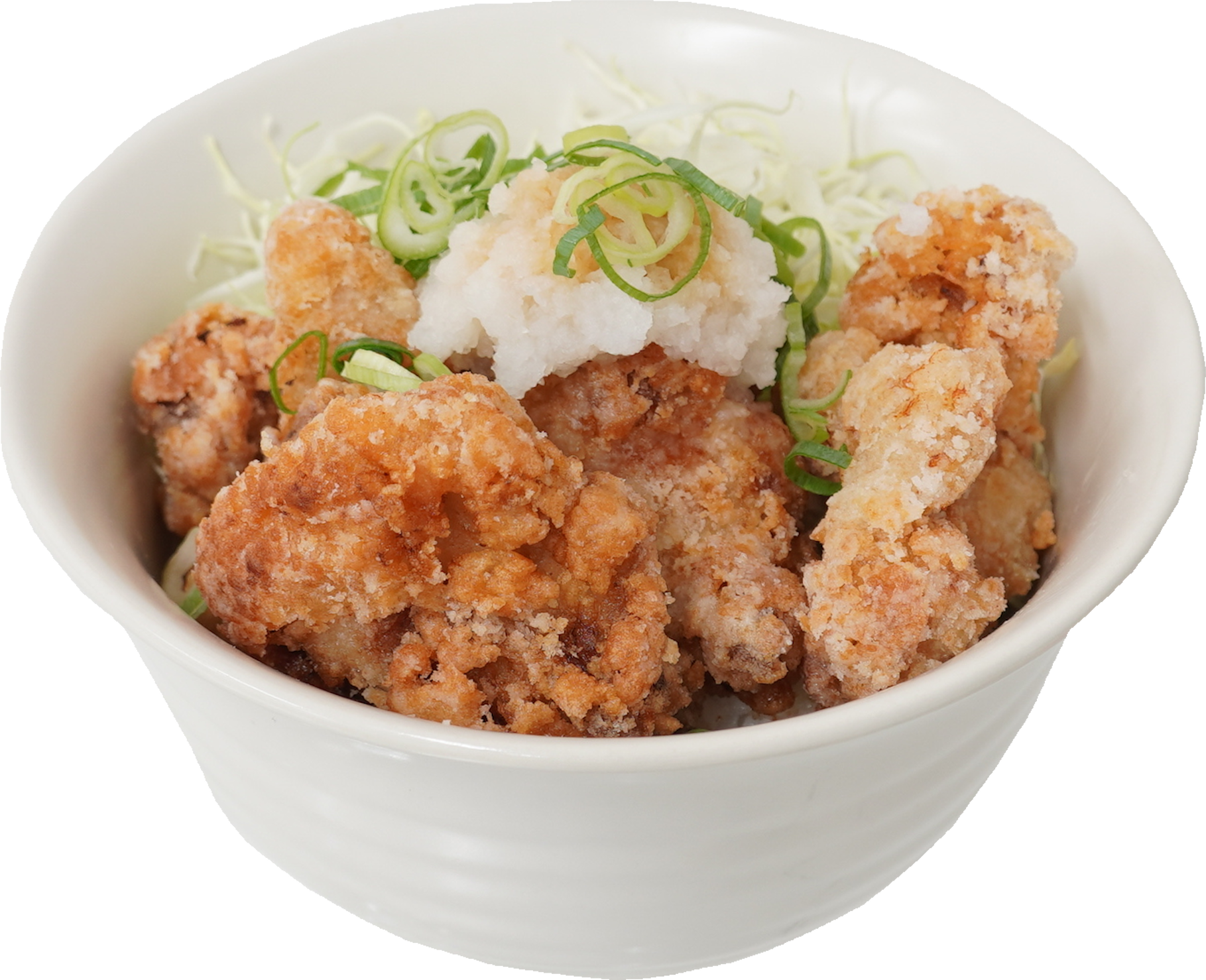 からあげ丼（おろし）｜商用可フリー画像・背景透過