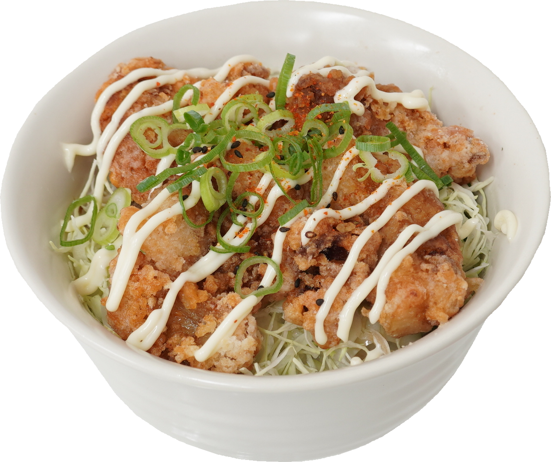 からあげ丼（マヨ）｜商用可フリー画像・背景透過