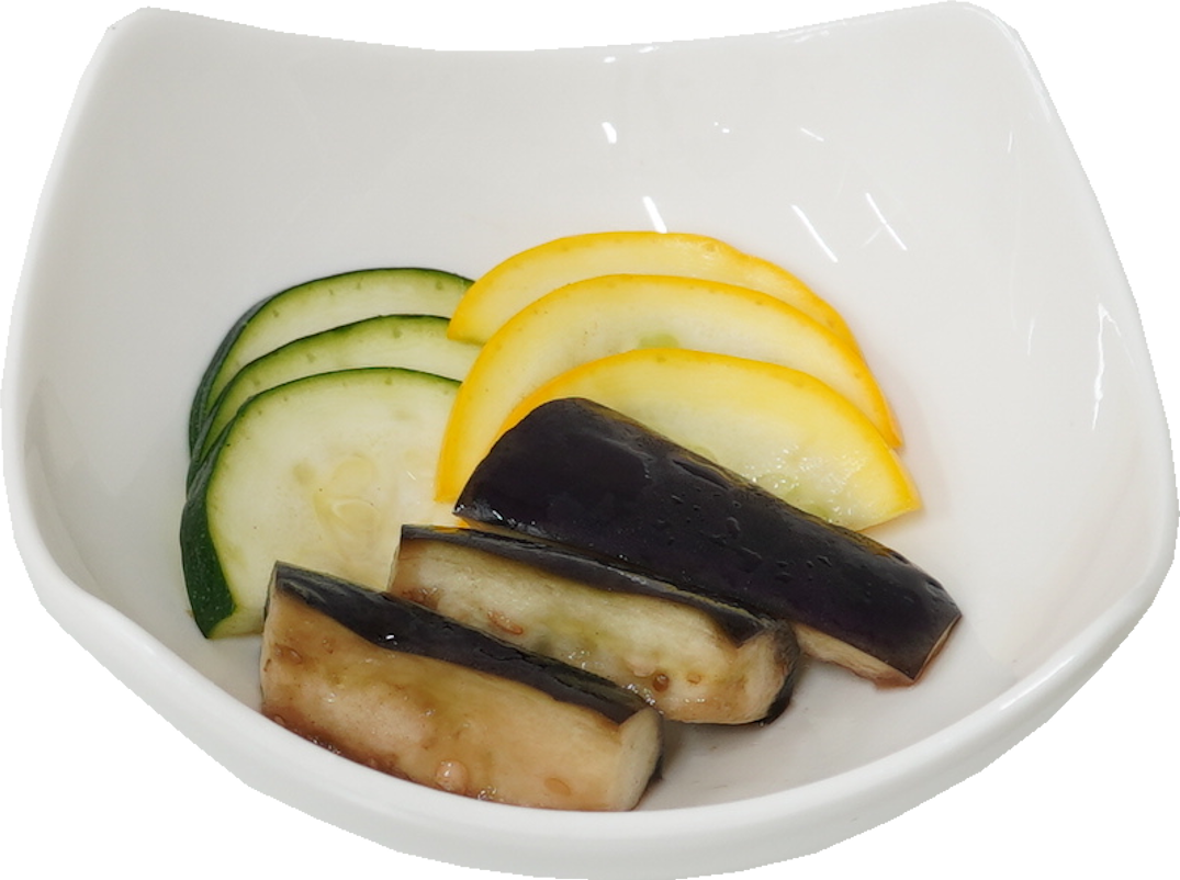 なすとズッキーニの浅漬け｜商用可フリー画像・背景透過