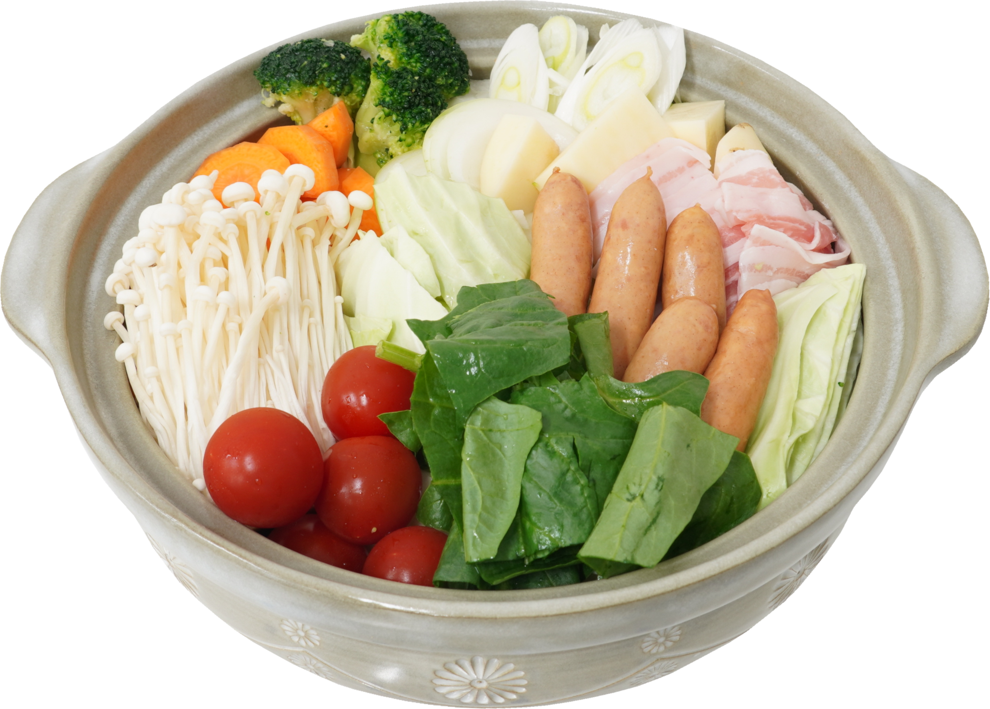 カレー鍋（具材）｜商用可フリー画像・背景透過