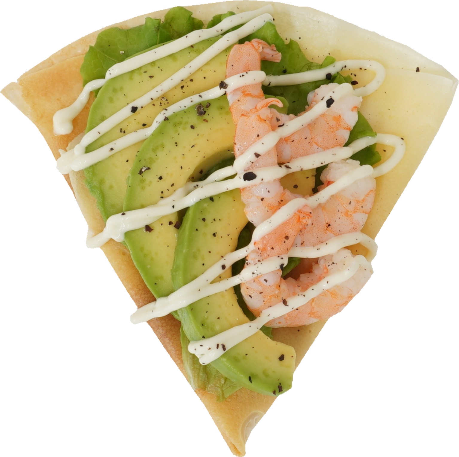 クレープ（えびアボカド）｜商用可フリー画像・背景透過