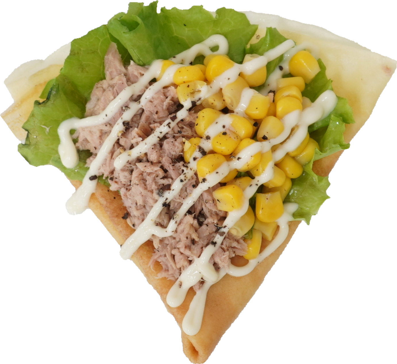 クレープ（ツナサラダ）｜商用可フリー画像・背景透過