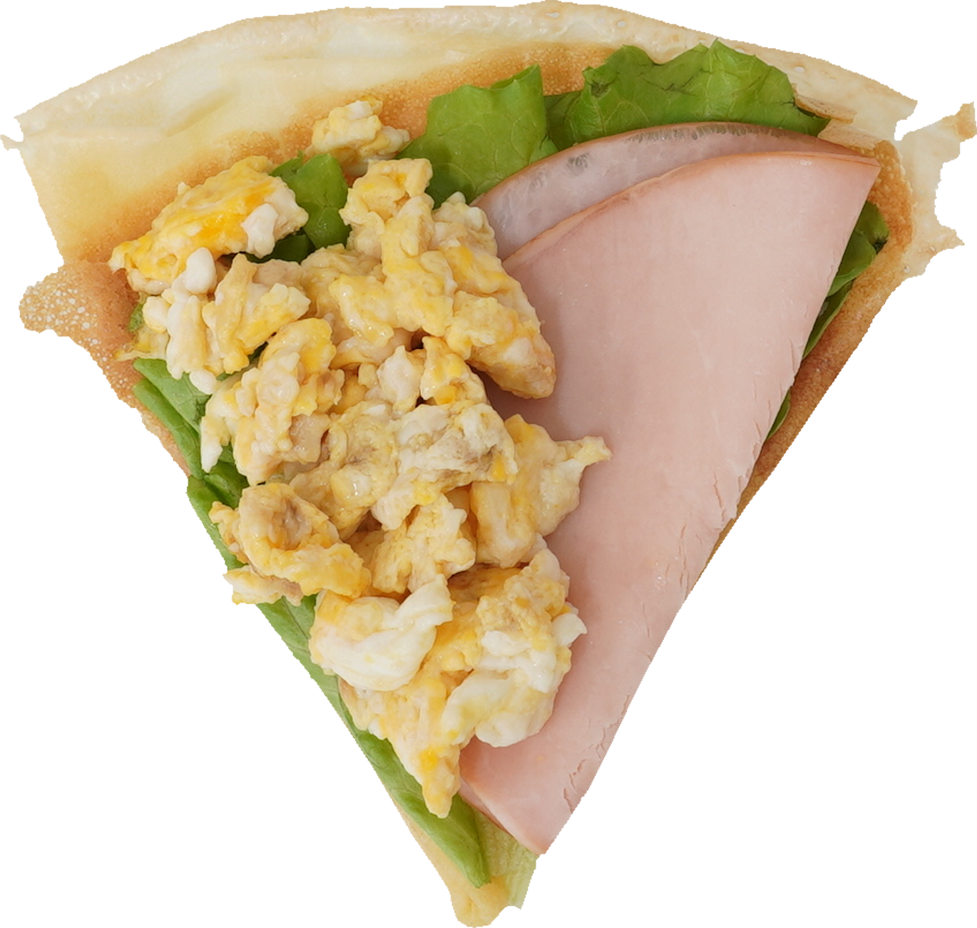 クレープ（ハムエッグ）｜商用可フリー画像・背景透過